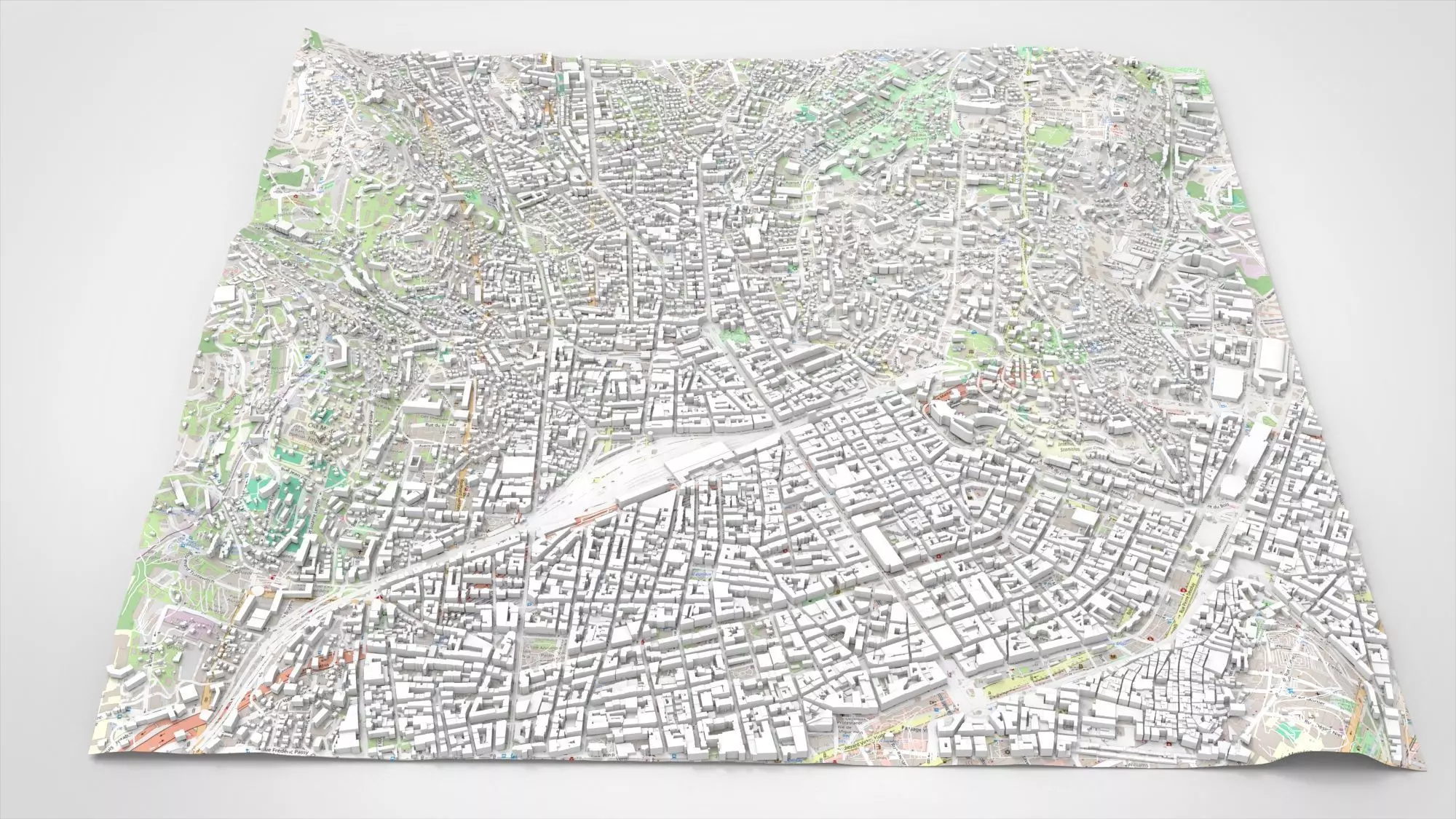 Cityscape Nice France 3D model