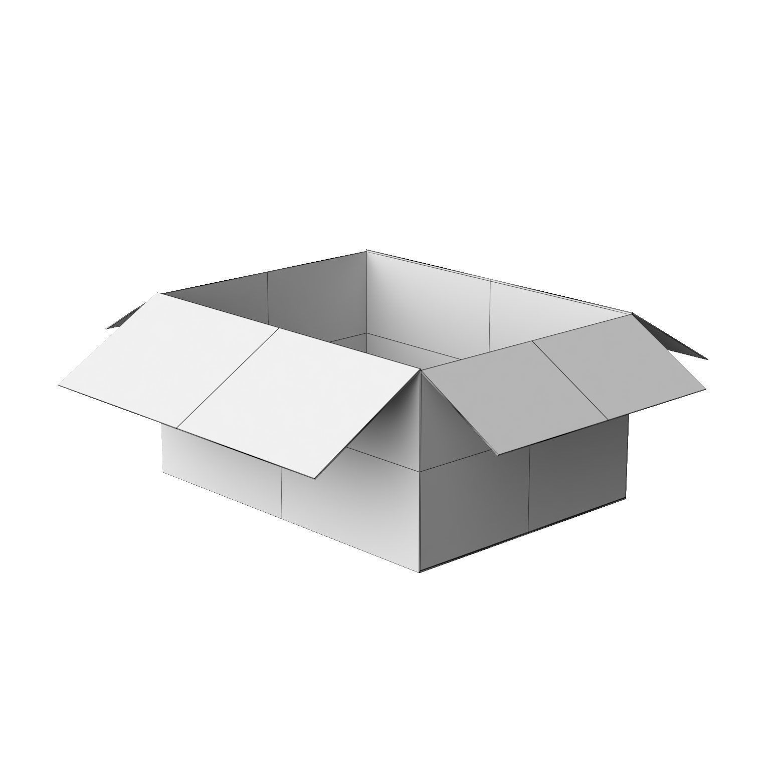 Amazon Box 1B PBR 17 Low-poly 3D model_23