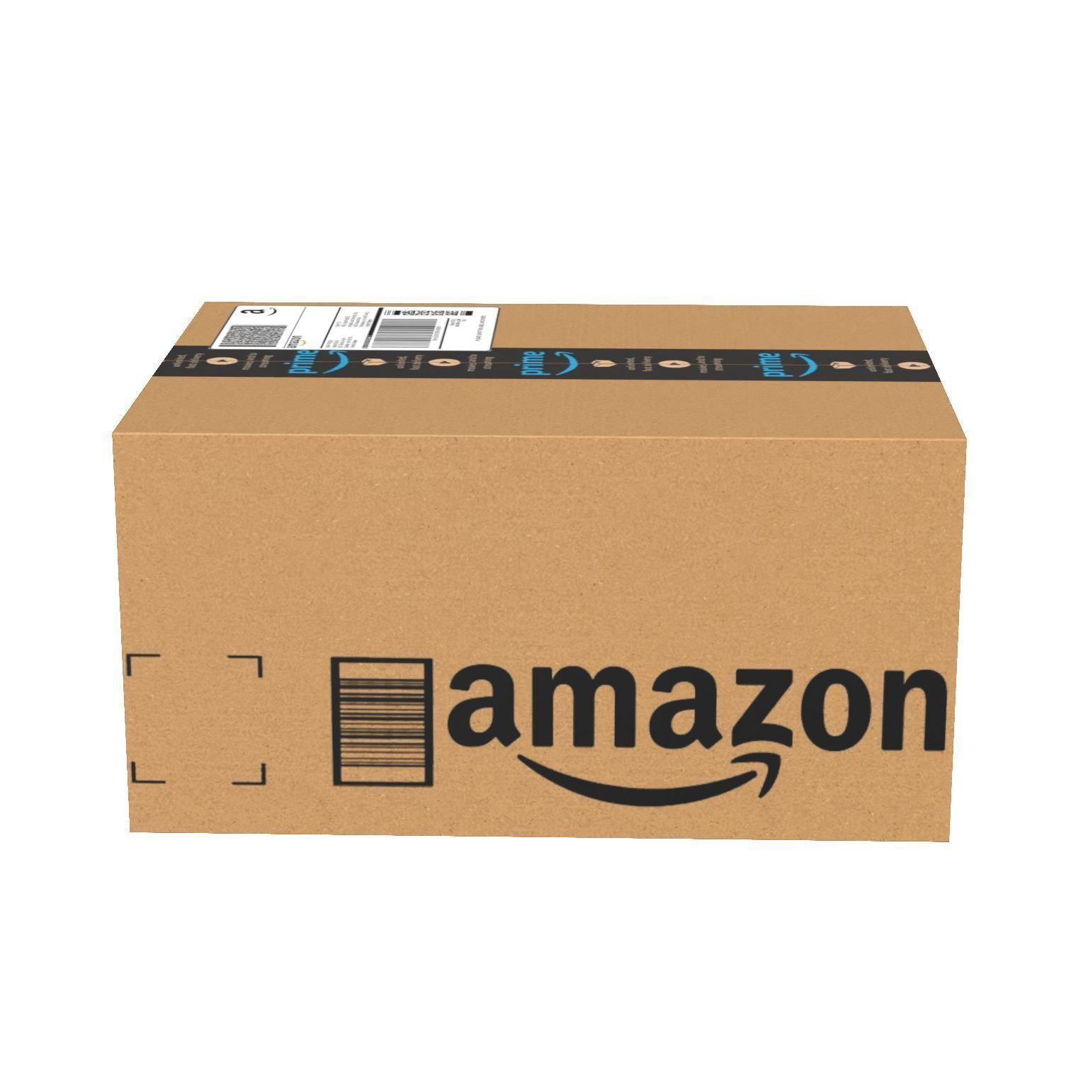 Amazon Box 1B PBR 17 Low-poly 3D model_7
