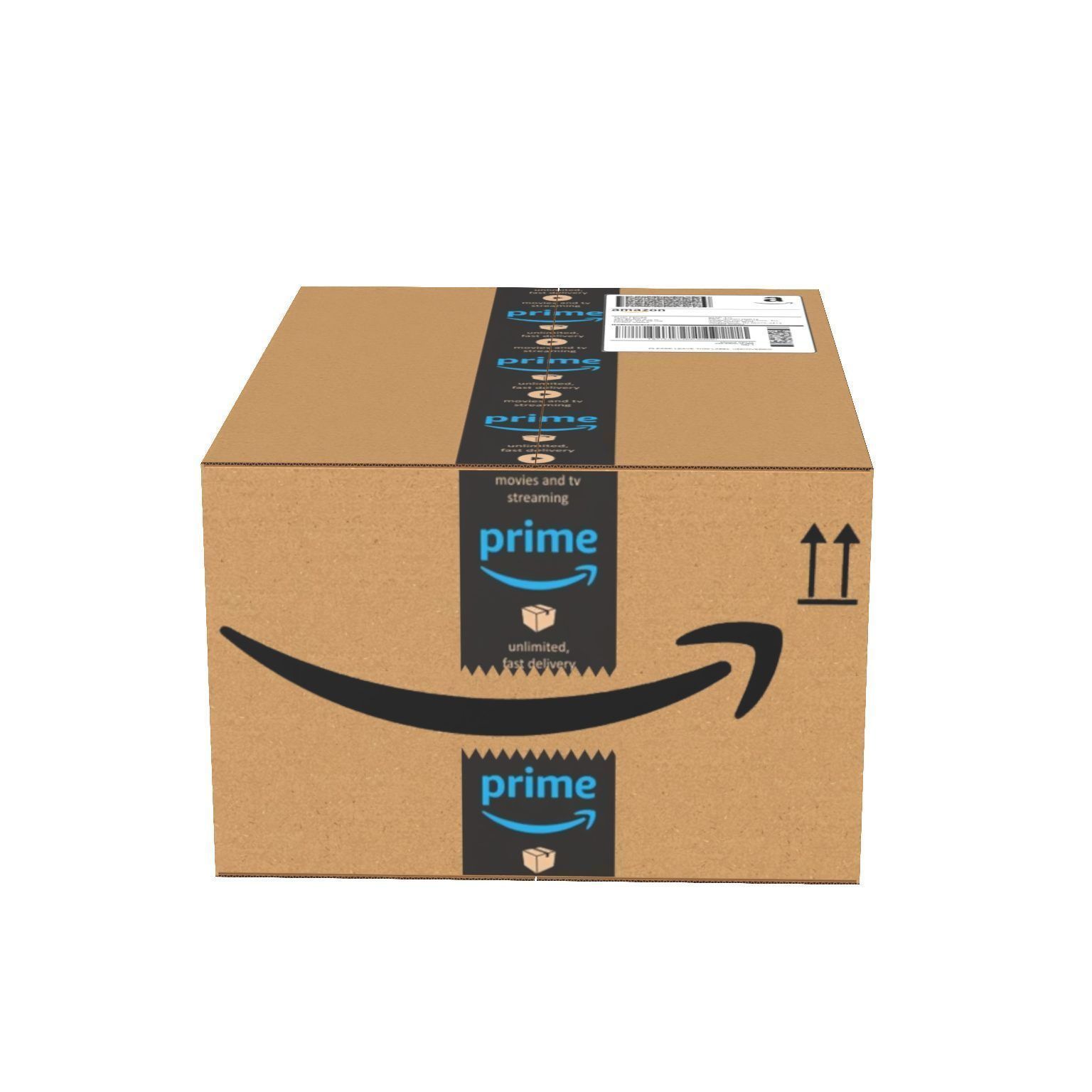 Amazon Box 1B PBR 17 Low-poly 3D model_5
