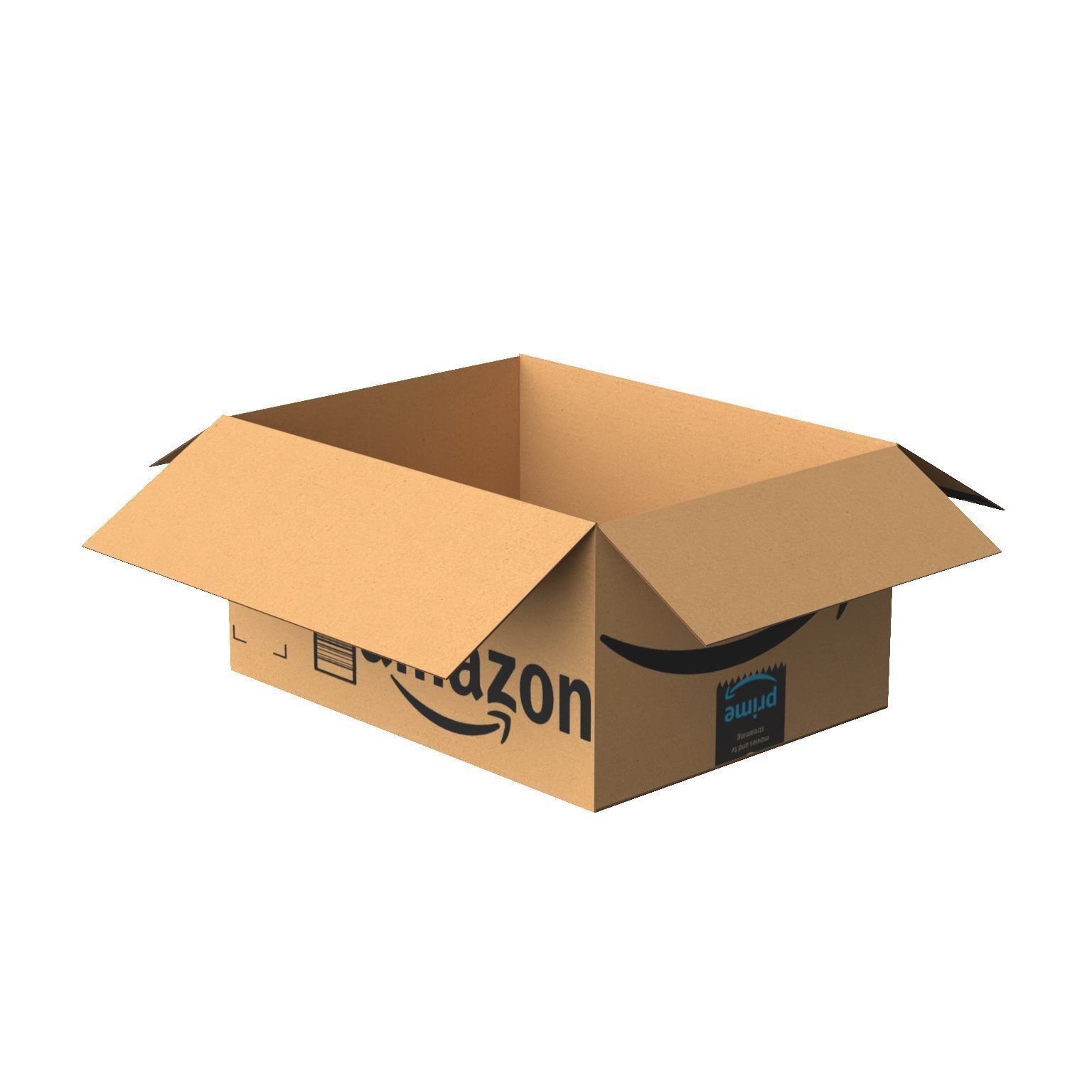 Amazon Box 1B PBR 17 Low-poly 3D model_11