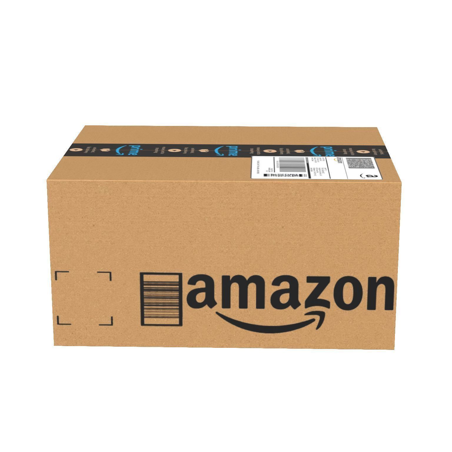 Amazon Box 1B PBR 17 Low-poly 3D model_3