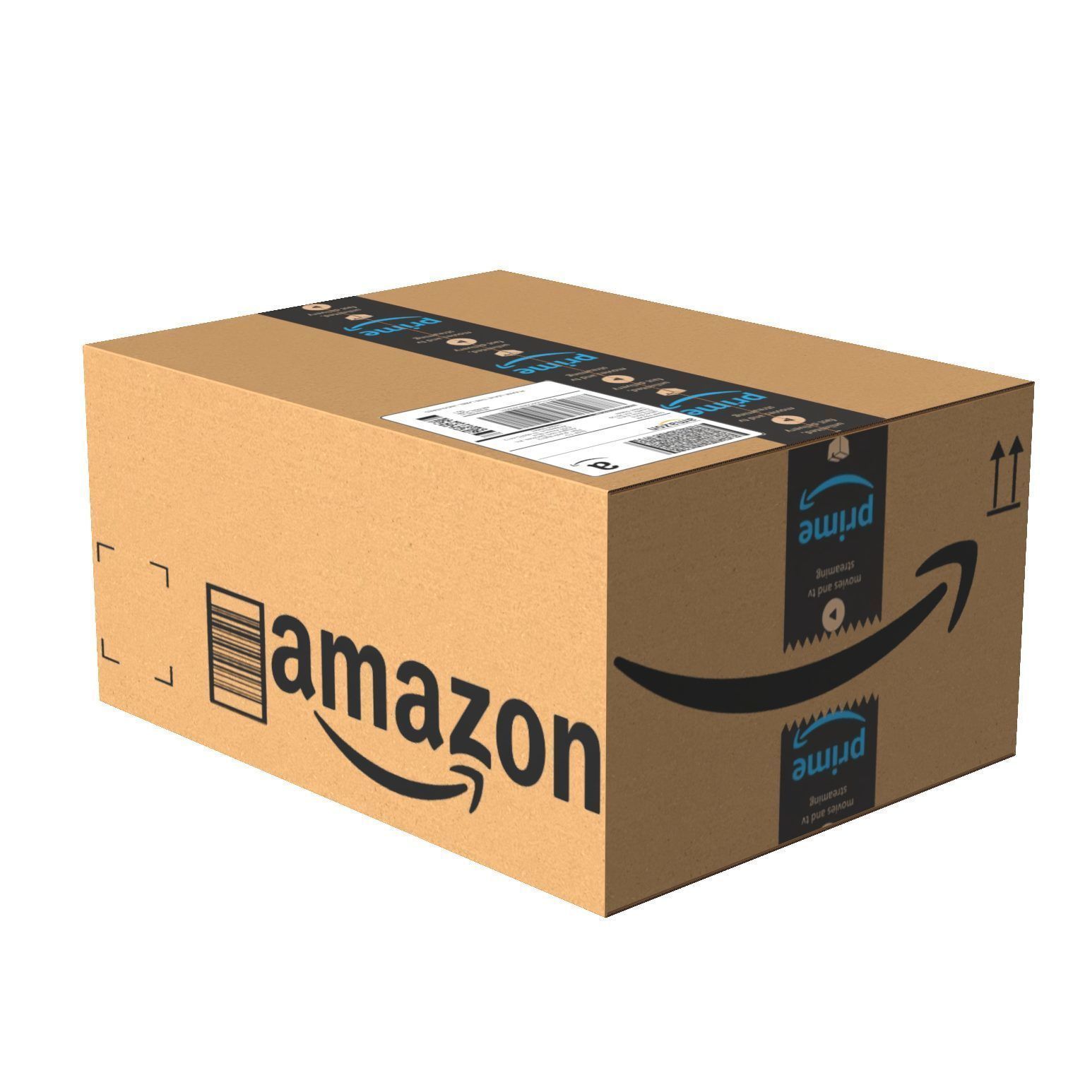 Amazon Box 1B PBR 17 Low-poly 3D model_2