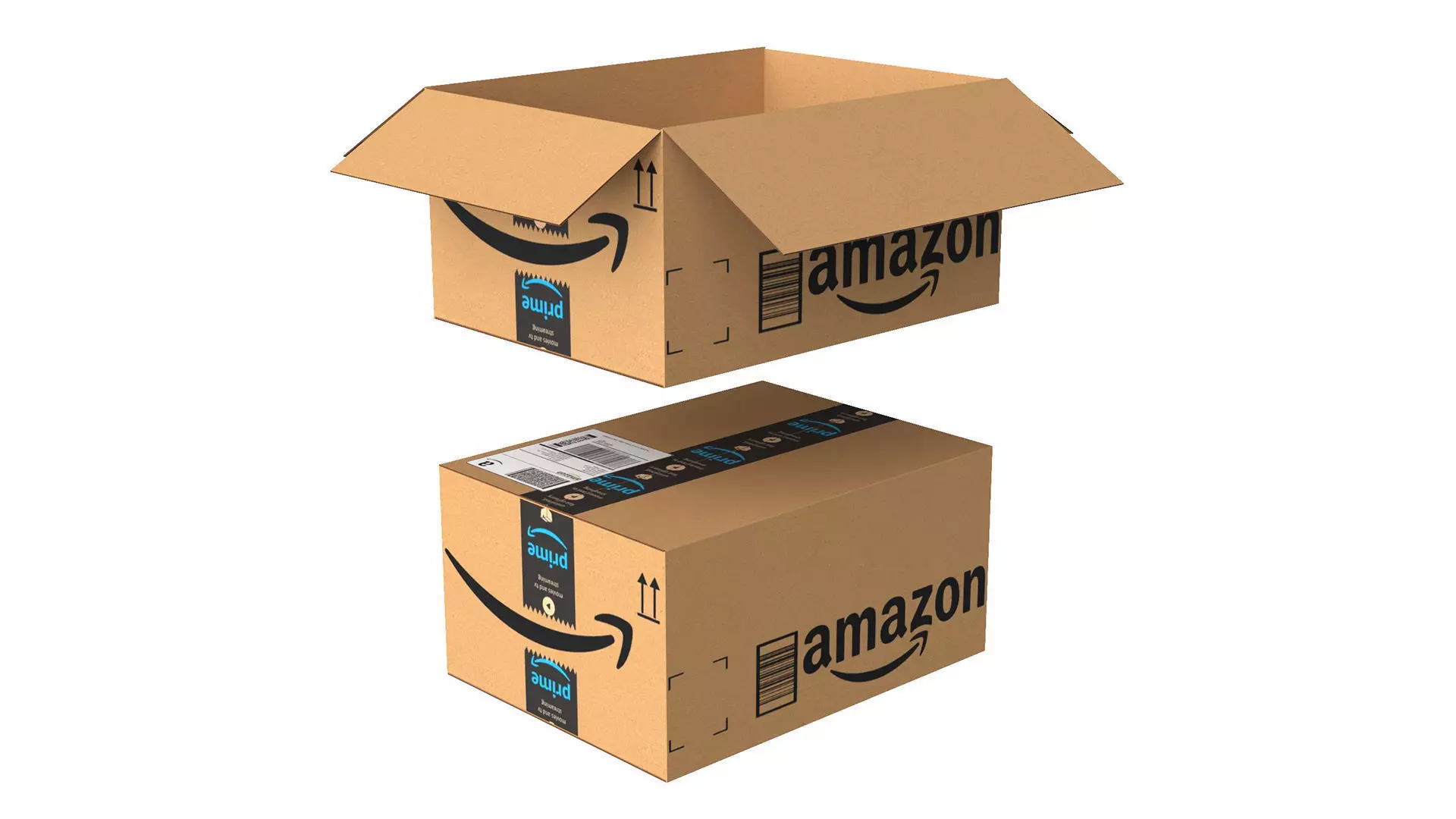 Amazon Box 1B PBR 17 Low-poly 3D model_0