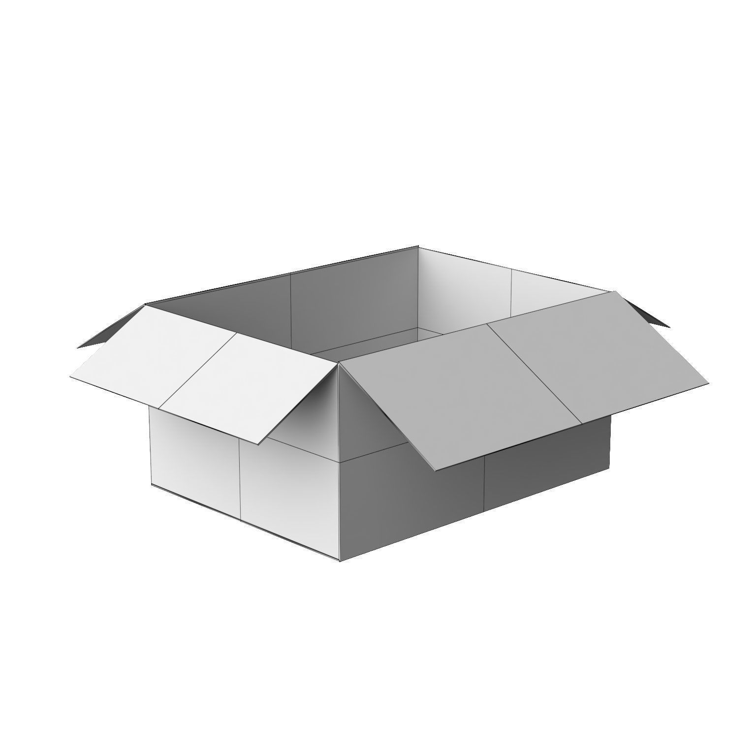 Amazon Box 1B PBR 17 Low-poly 3D model_20