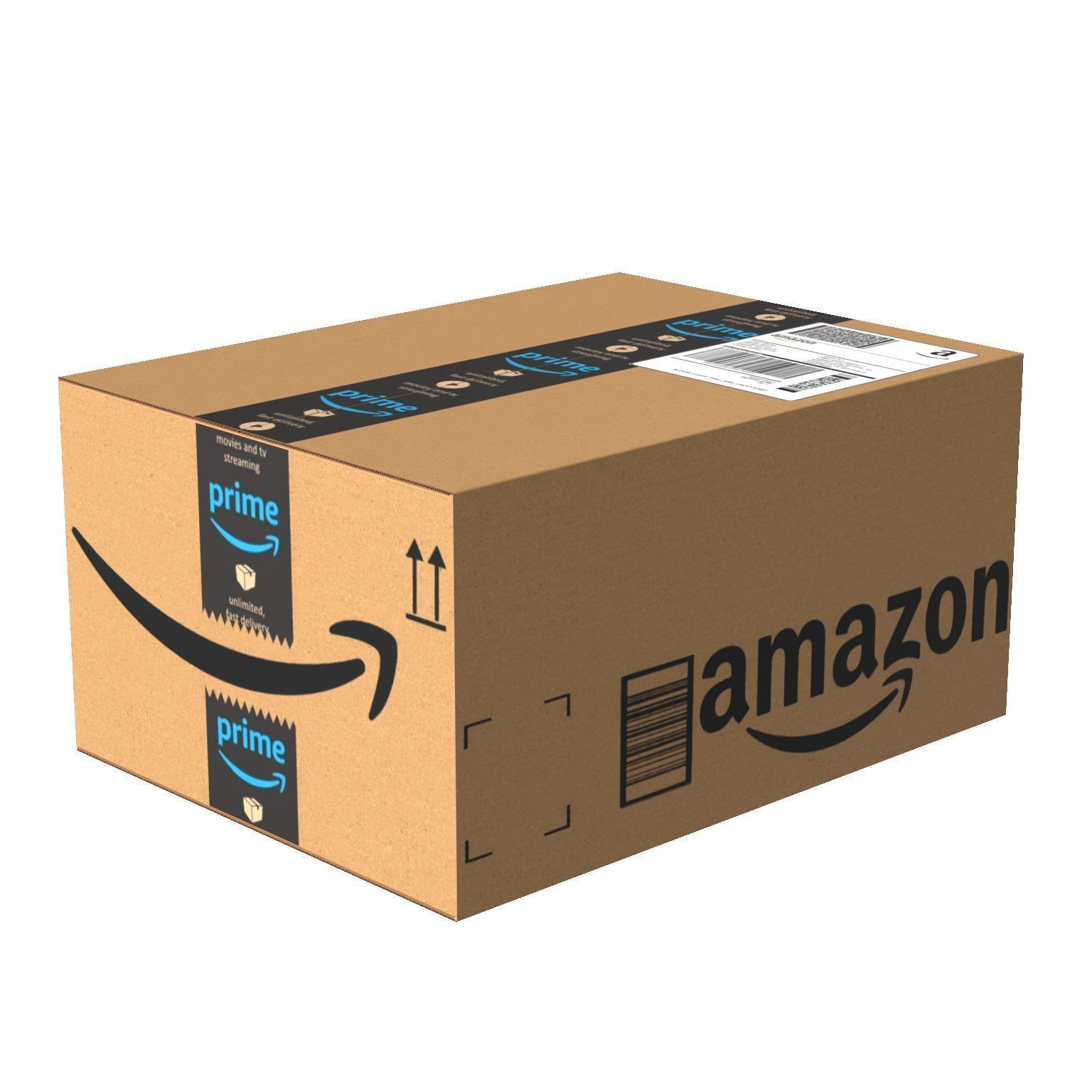 Amazon Box 1B PBR 17 Low-poly 3D model_4