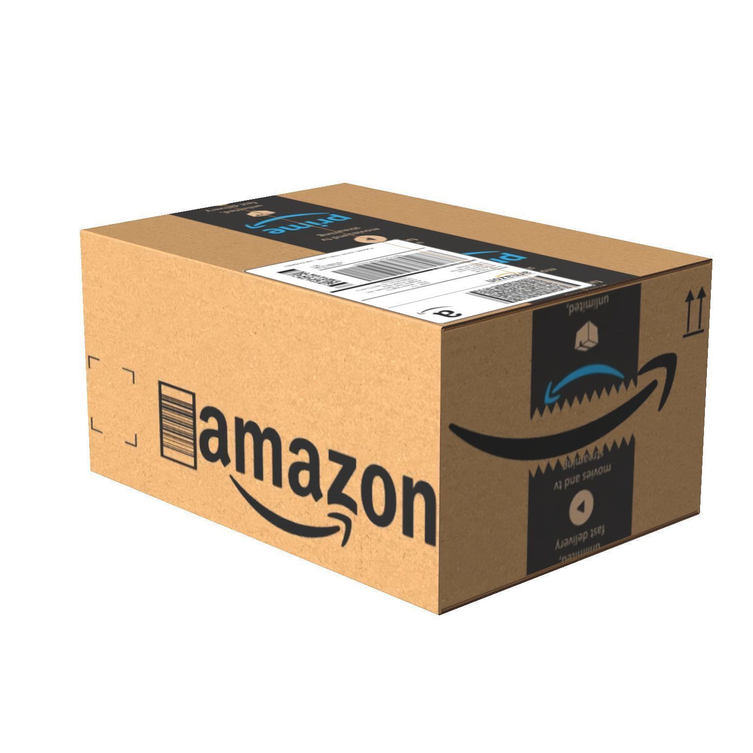 Amazon Box 1A PBR 18 Low-poly 3D model_2