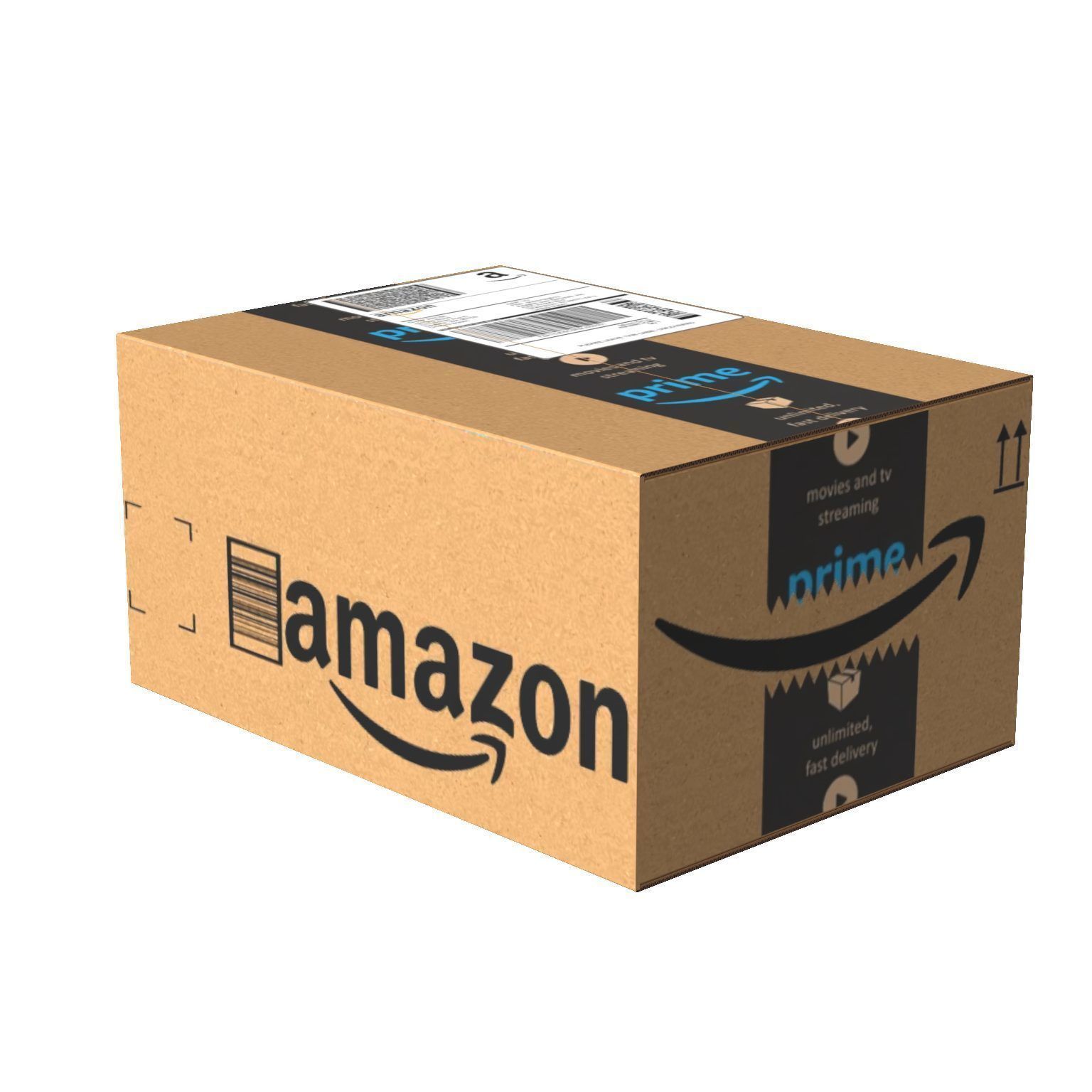 Amazon Box 1A PBR 18 Low-poly 3D model_6
