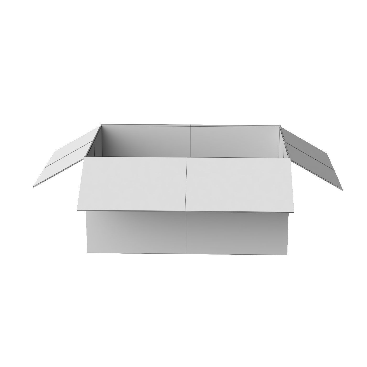 Amazon Box 1A PBR 18 Low-poly 3D model_29