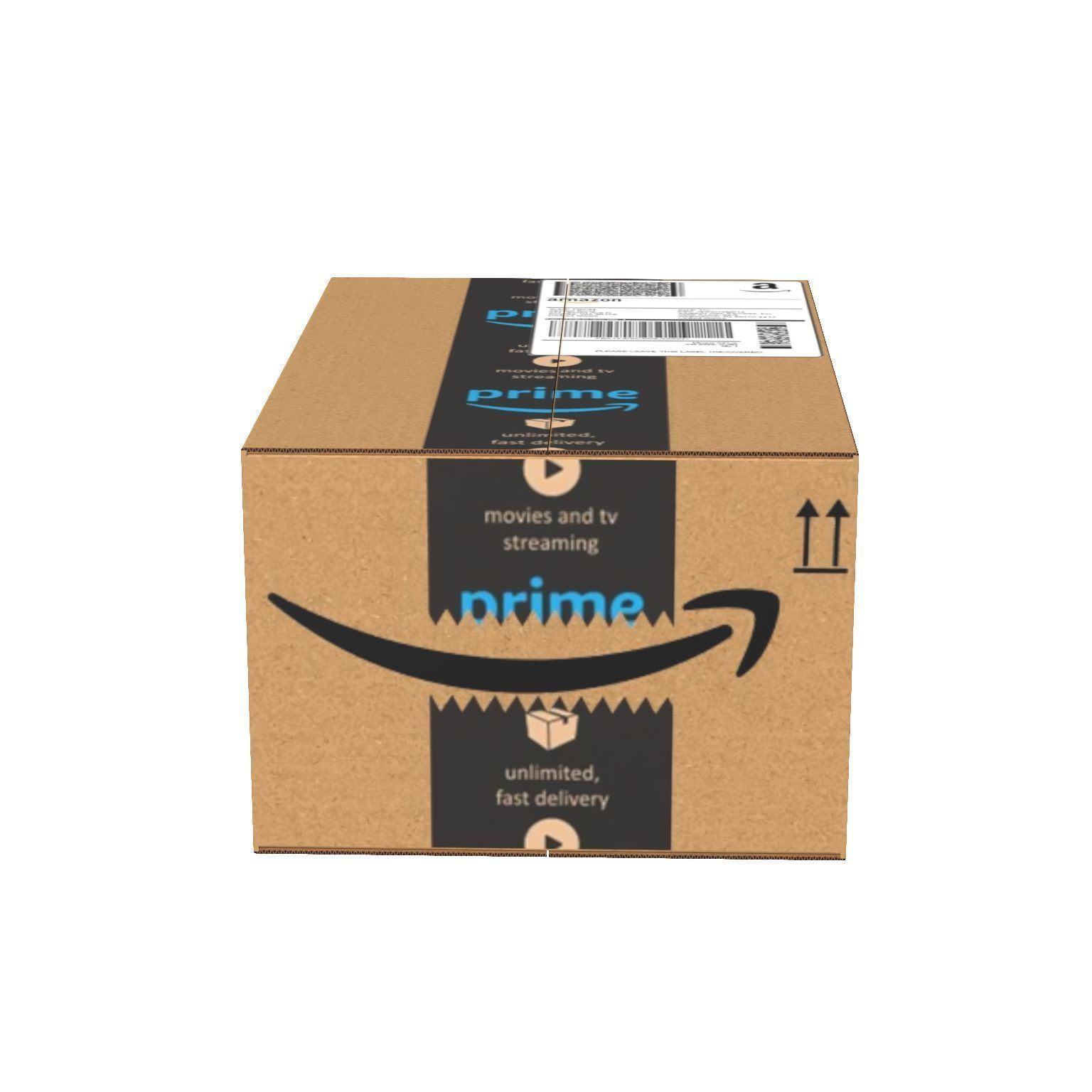 Amazon Box 1A PBR 18 Low-poly 3D model_5