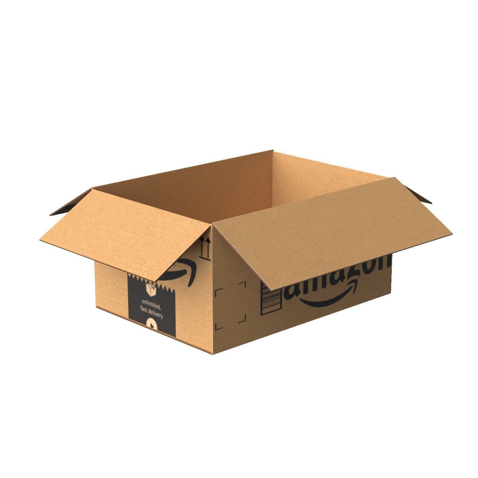 Amazon Box 1A PBR 18 Low-poly 3D model_13