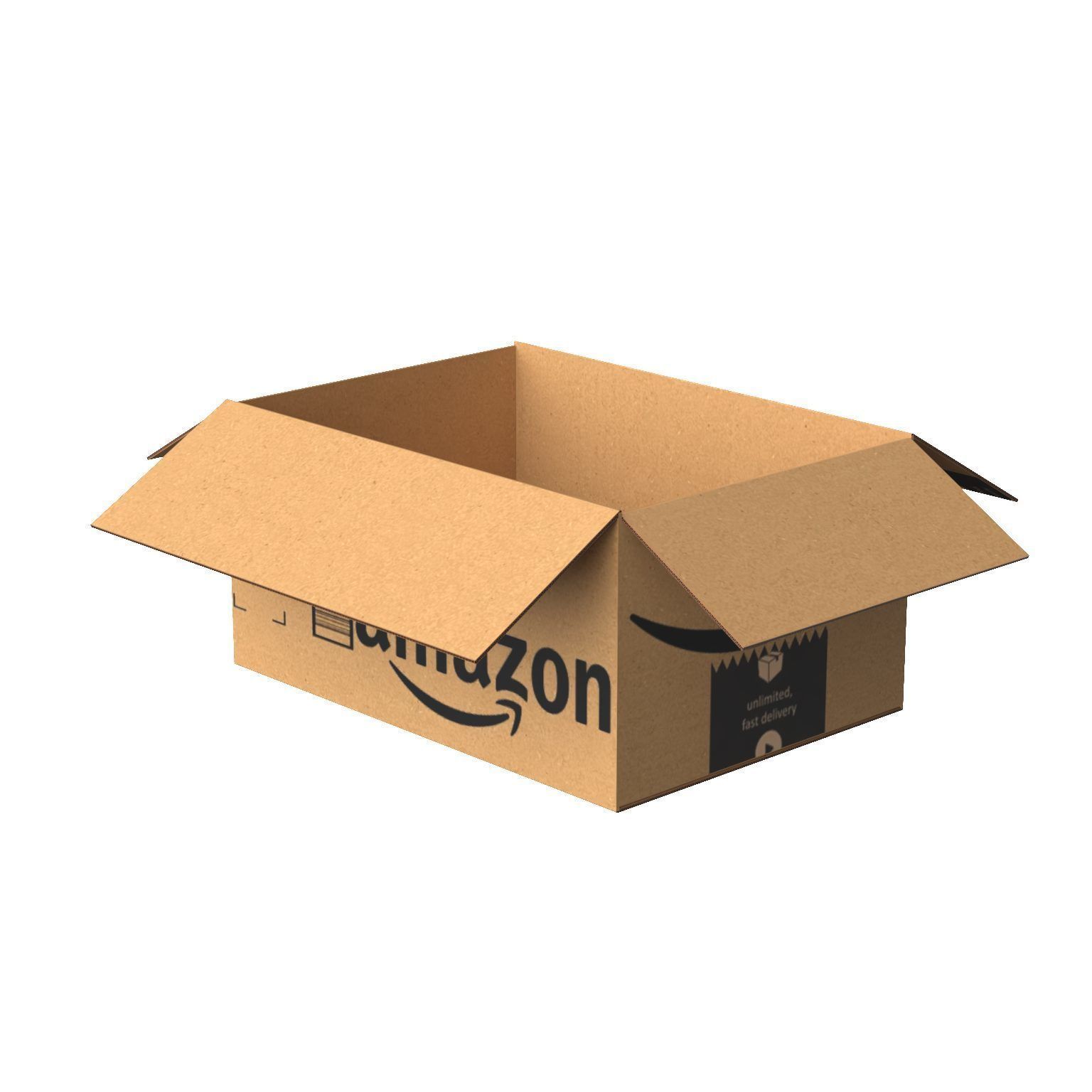 Amazon Box 1A PBR 18 Low-poly 3D model_15
