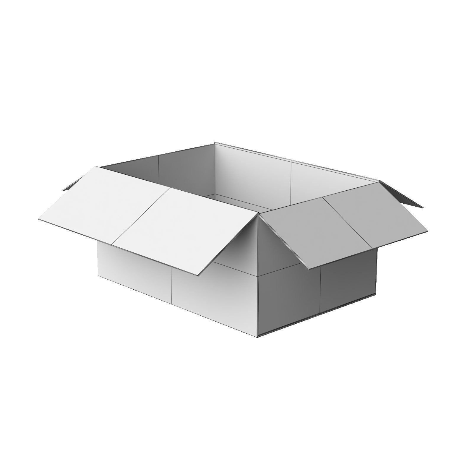 Amazon Box 1A PBR 18 Low-poly 3D model_24