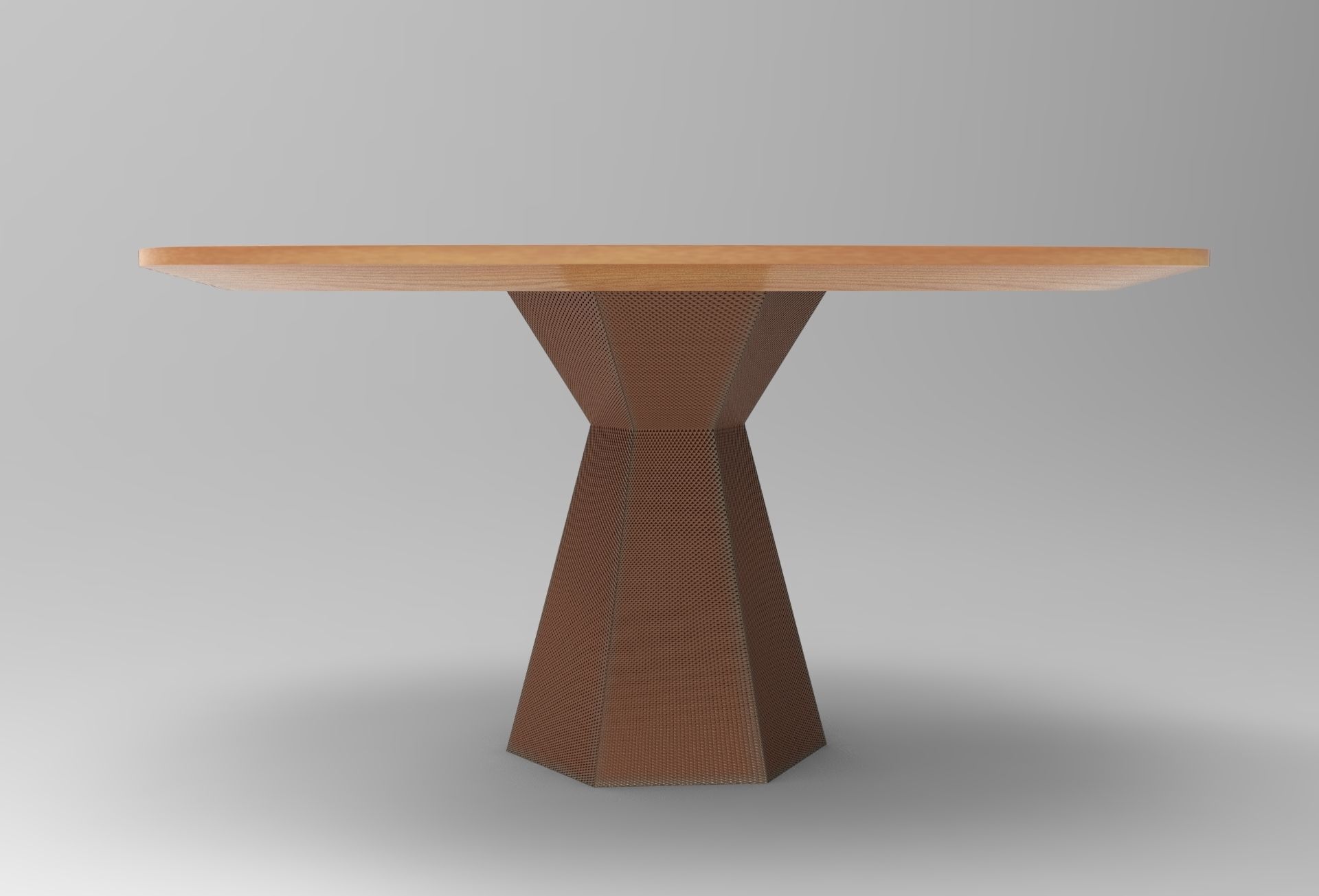 Hunka Dining Table Low-poly 3D model_4