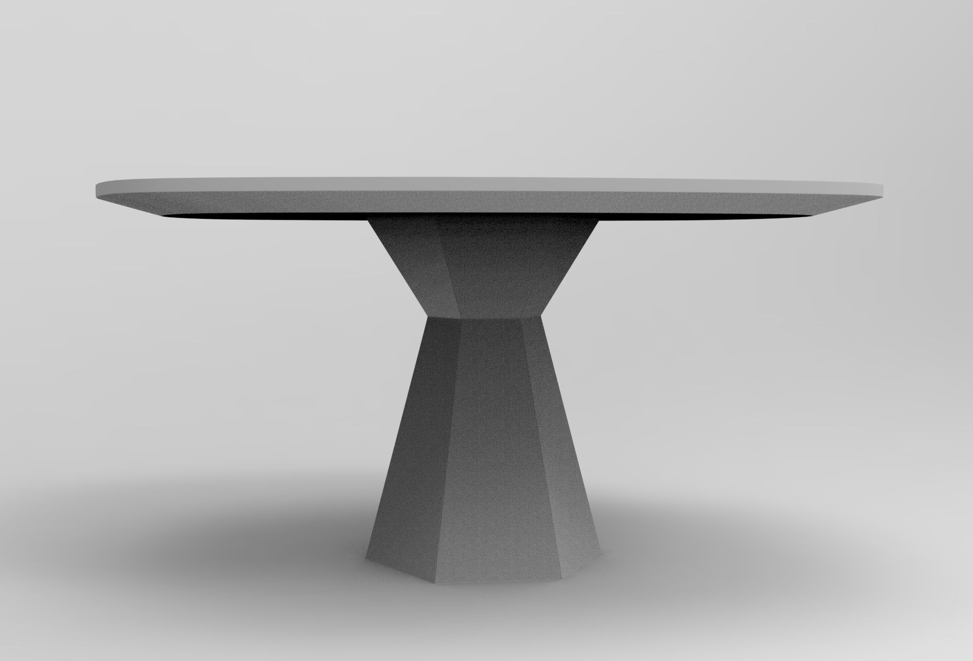 Hunka Dining Table Low-poly 3D model_8