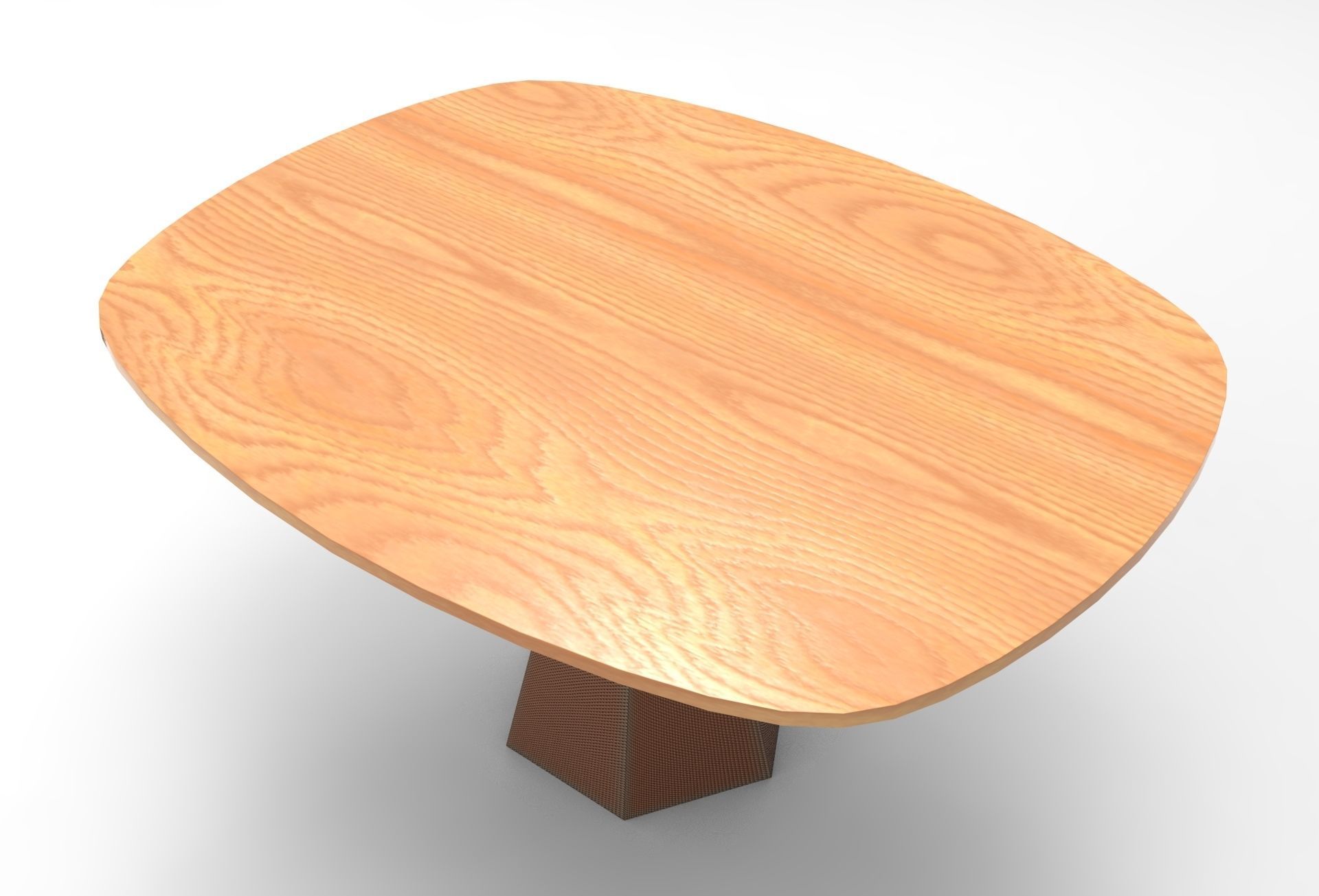 Hunka Dining Table Low-poly 3D model_3