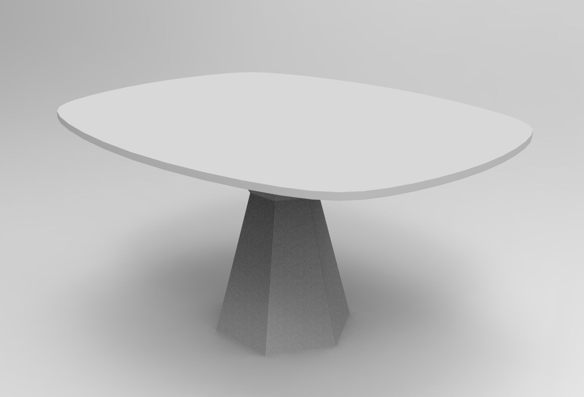 Hunka Dining Table Low-poly 3D model_7