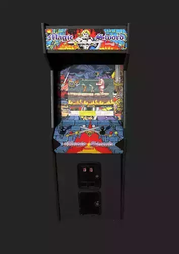 Magic Sword Arcade Machine Capcom 1990