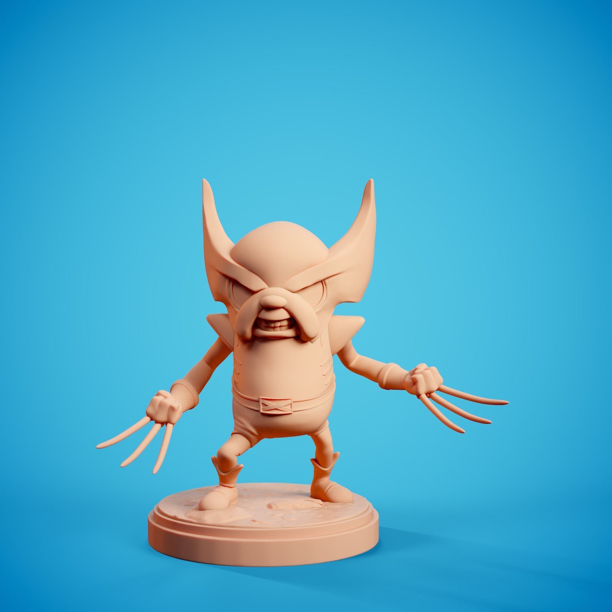 Wolverine Jake Adventure Time fanart 3D print model_1