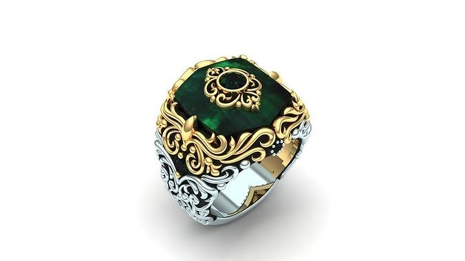 Turkish men ring 3D print model