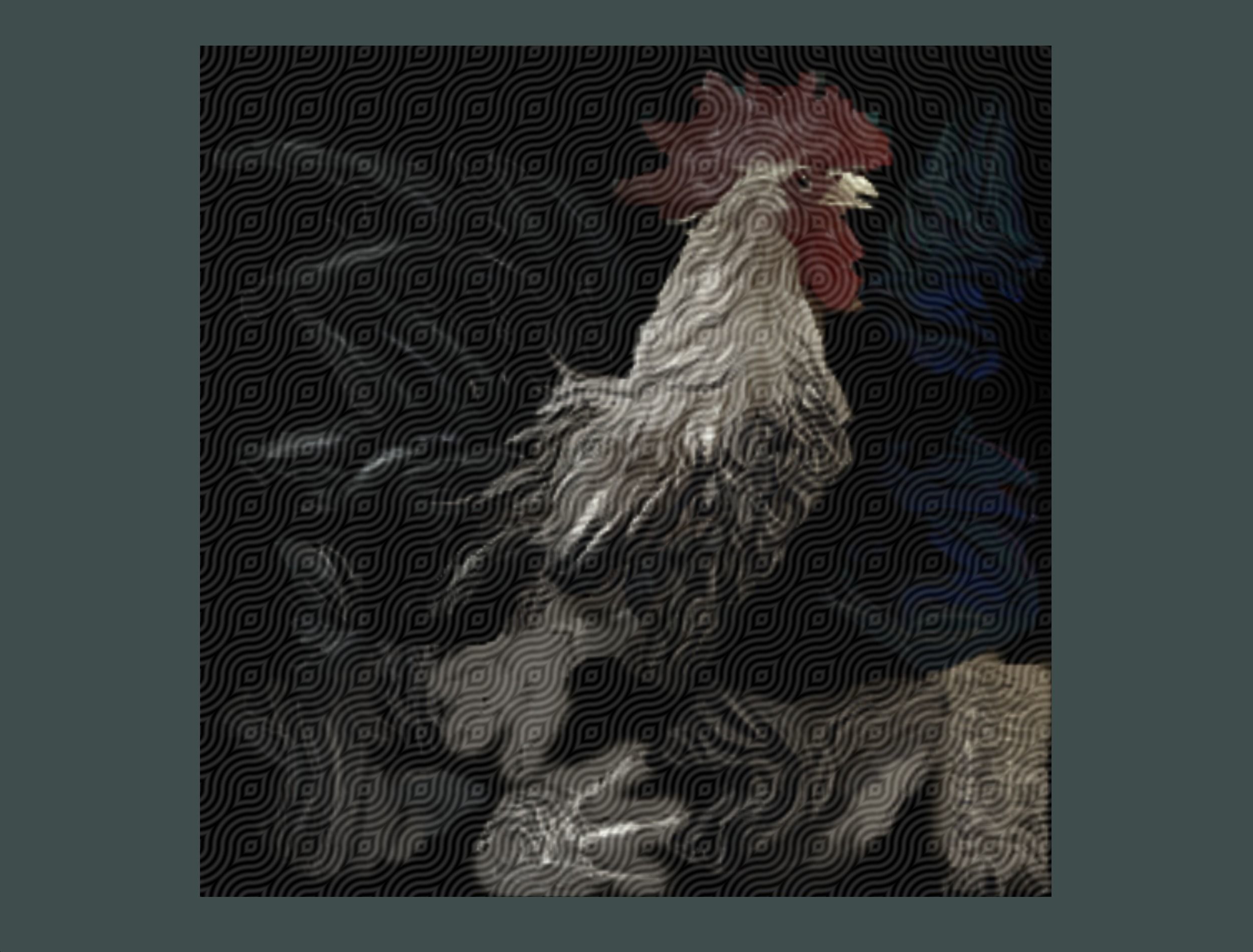 Animated Cock Lowpoly Art Style Low-poly 3D model_36