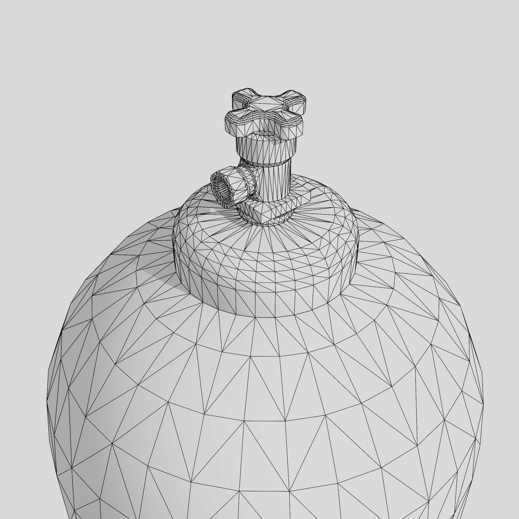 Gas Cylinders Low-poly 3D model_17