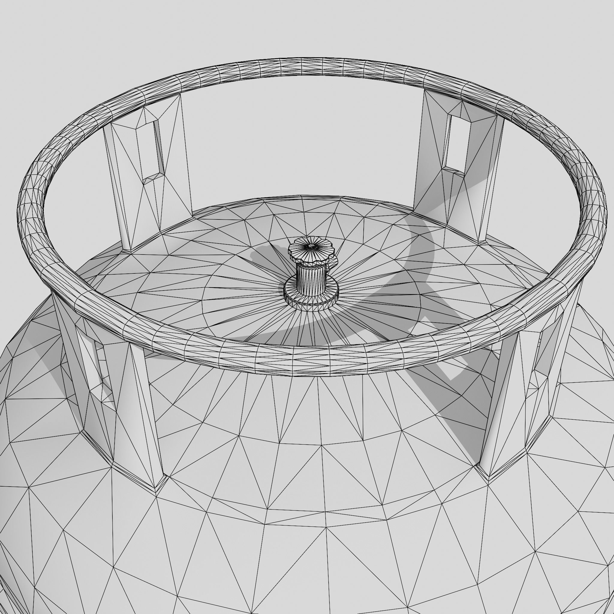 Gas Cylinders Low-poly 3D model_18