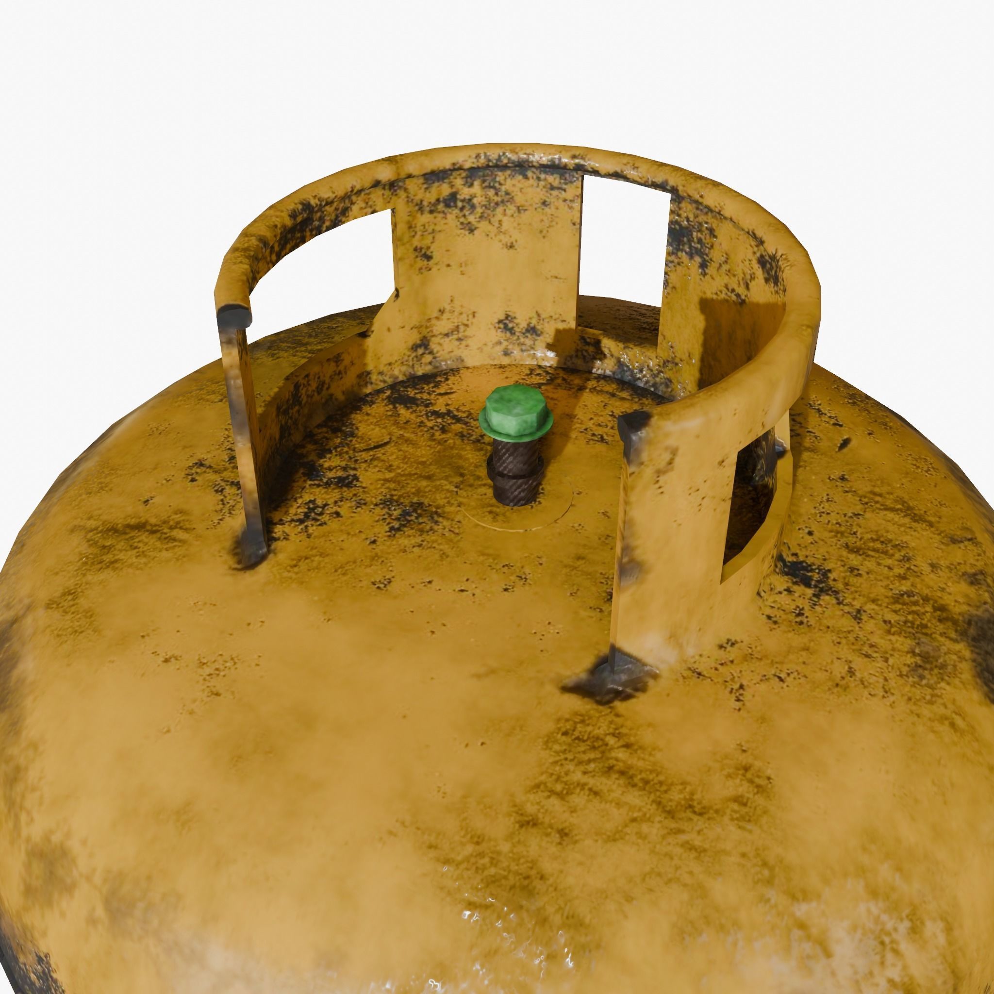 Gas Cylinders Low-poly 3D model_10