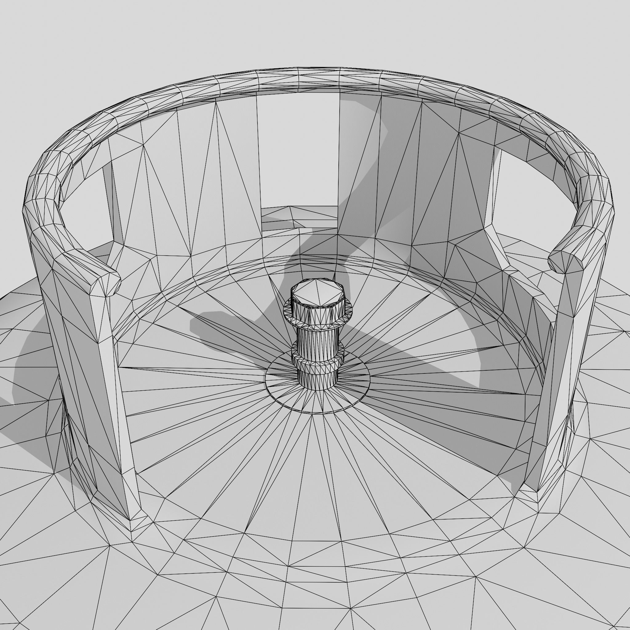 Gas Cylinders Low-poly 3D model_16