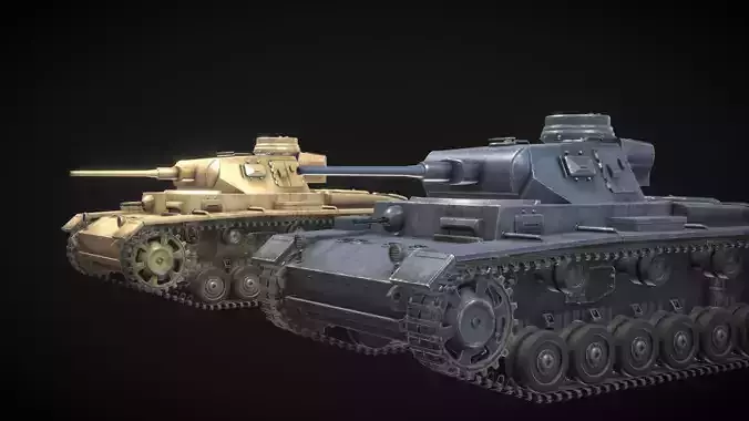 WW2 German Tank Panzer 3