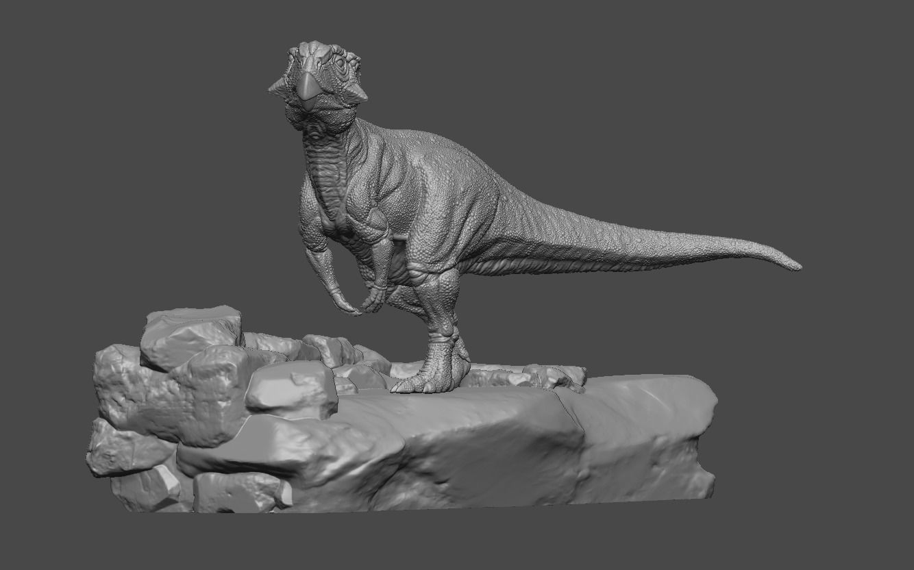 Psittacosaurus 2 3D print model_7