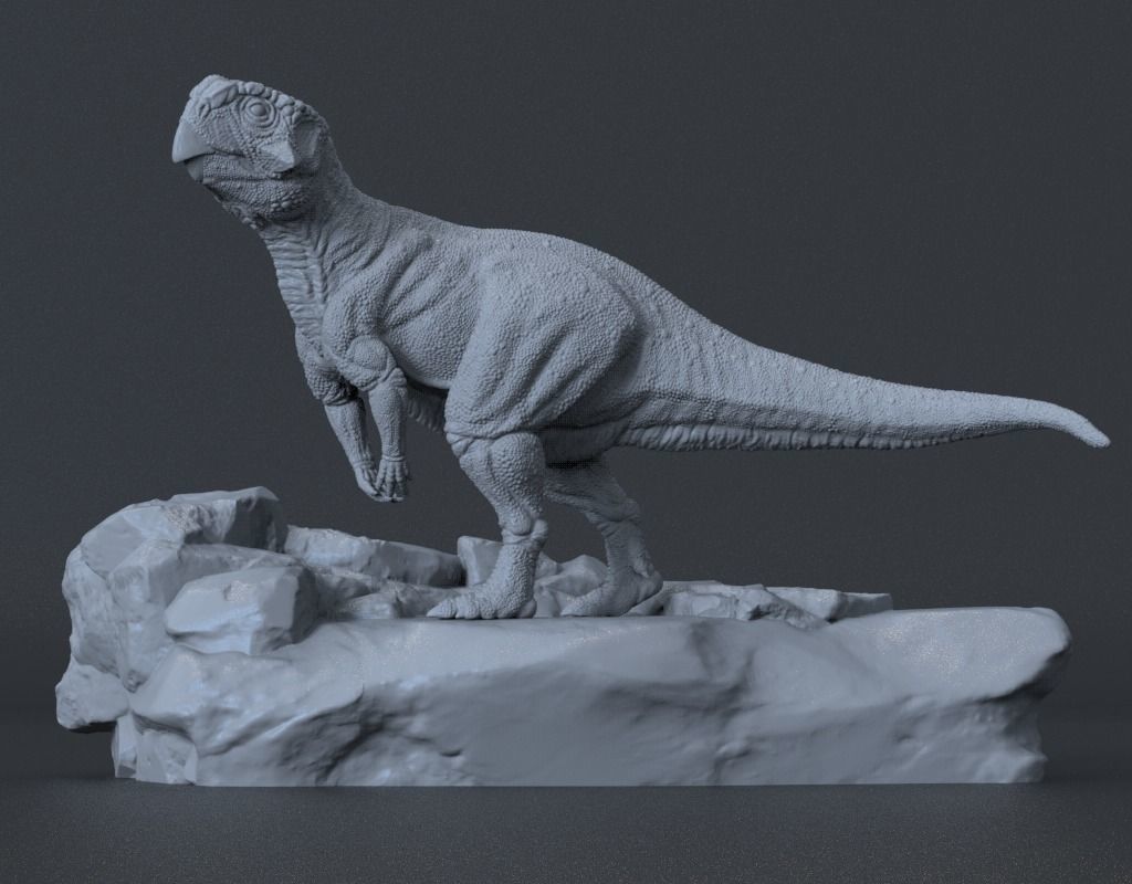 Psittacosaurus 2 3D print model_1