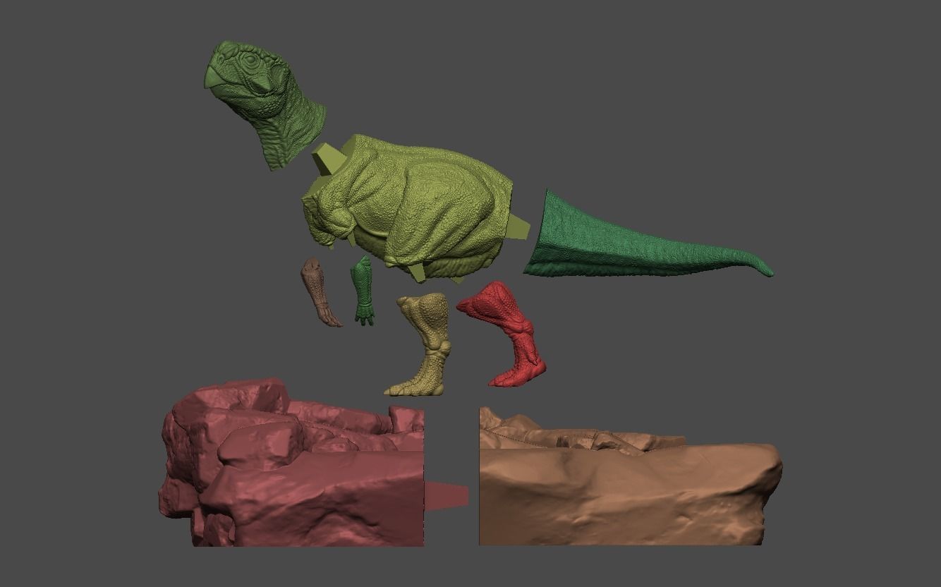 Psittacosaurus 2 3D print model_4