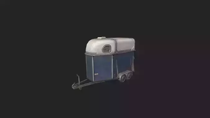 Garbage truck 3D Model 004