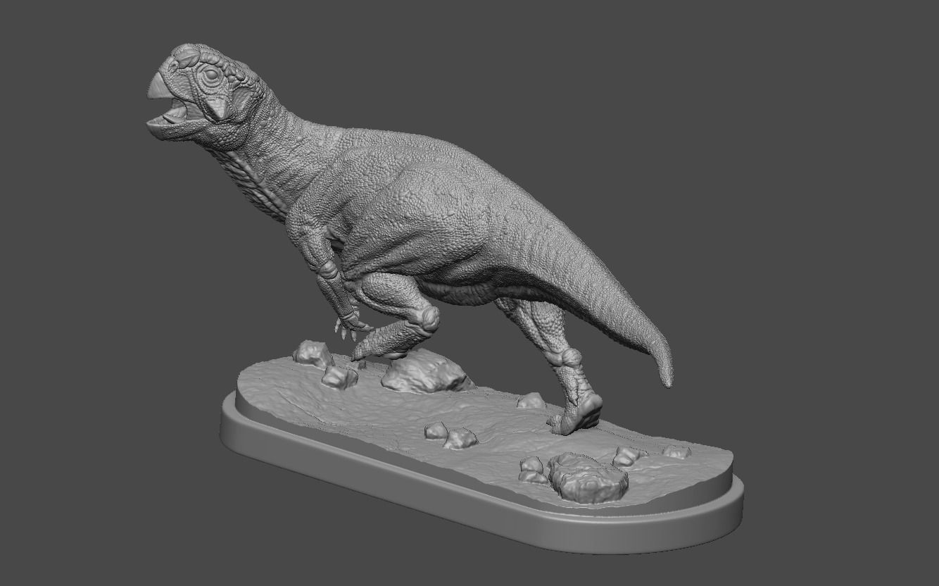 Psittacosaurus 3 3D print model_7