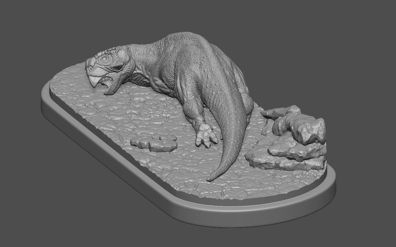 Psittacosaurus 5 3D print model_7