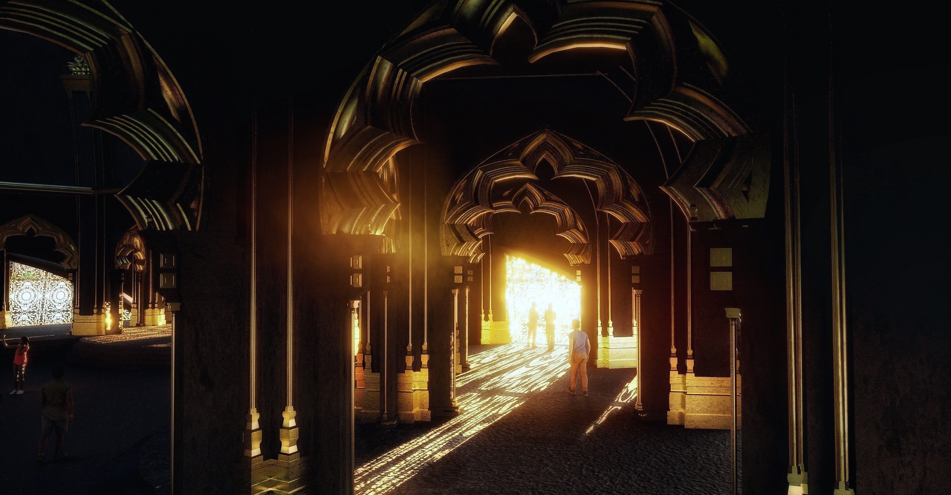 Indian Temple Assembled 3D model_2