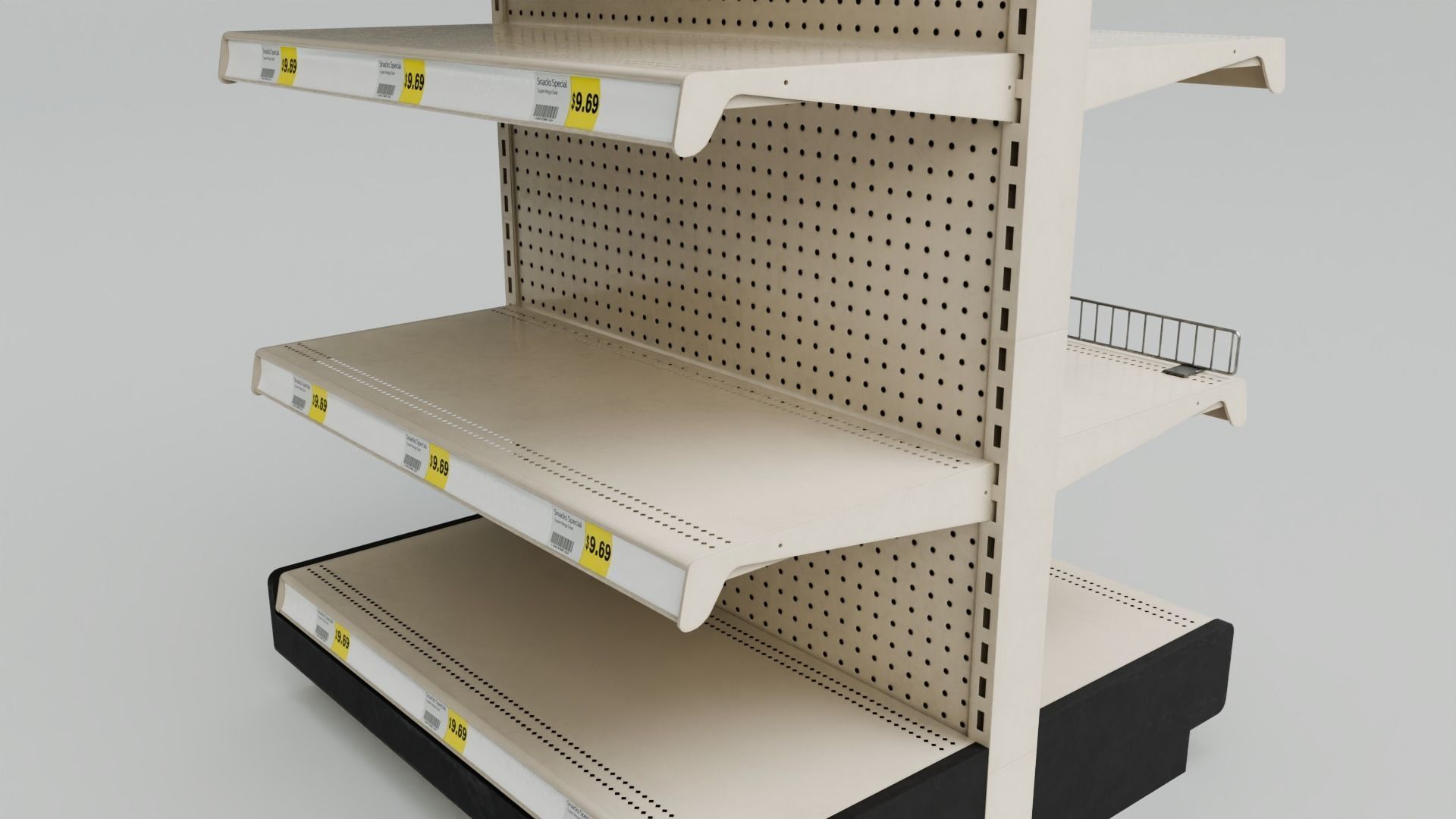 Grocery Store Shelf with 4K Textures Low-poly 3D model_13
