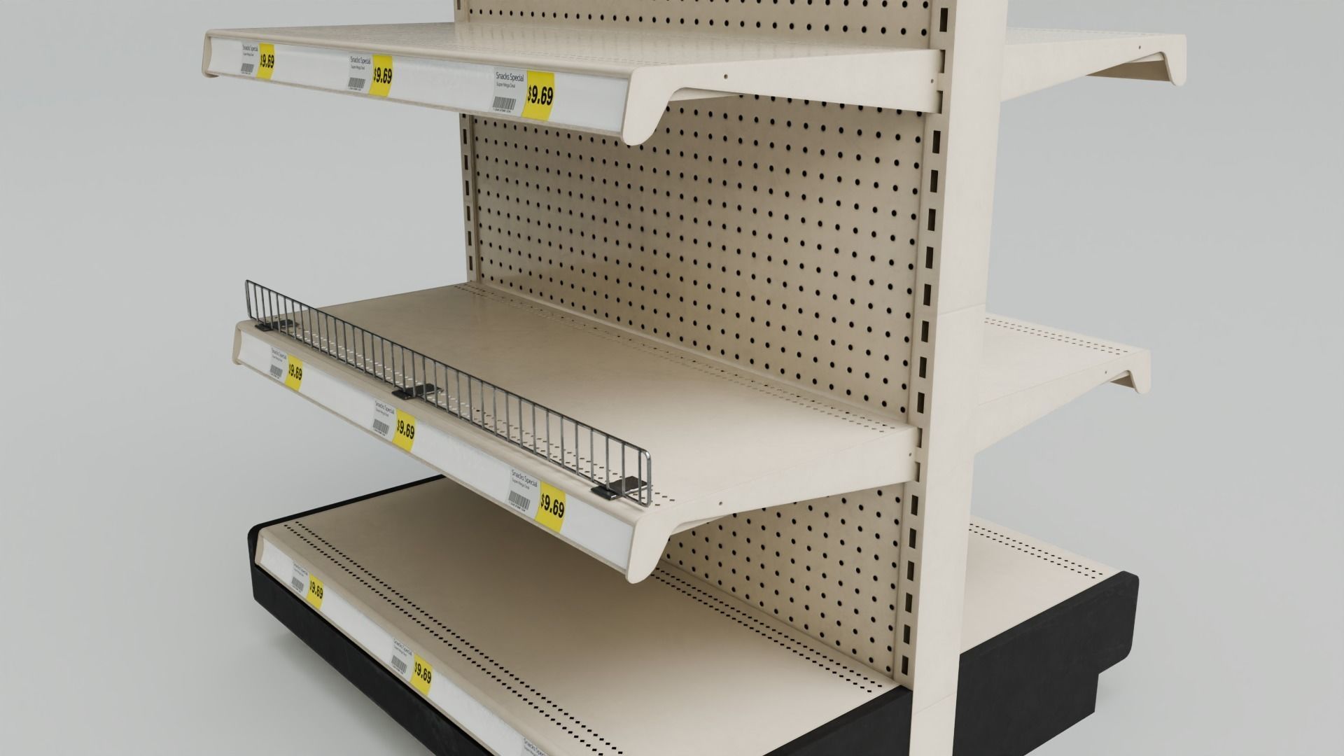 Grocery Store Shelf with 4K Textures Low-poly 3D model_14