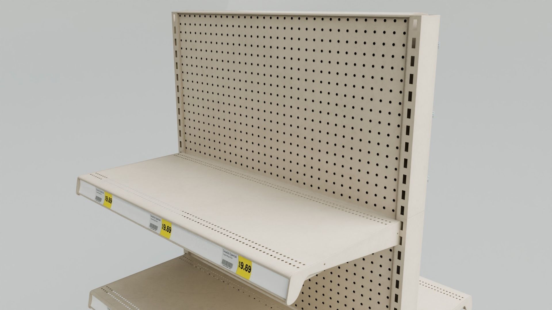 Grocery Store Shelf with 4K Textures Low-poly 3D model_16