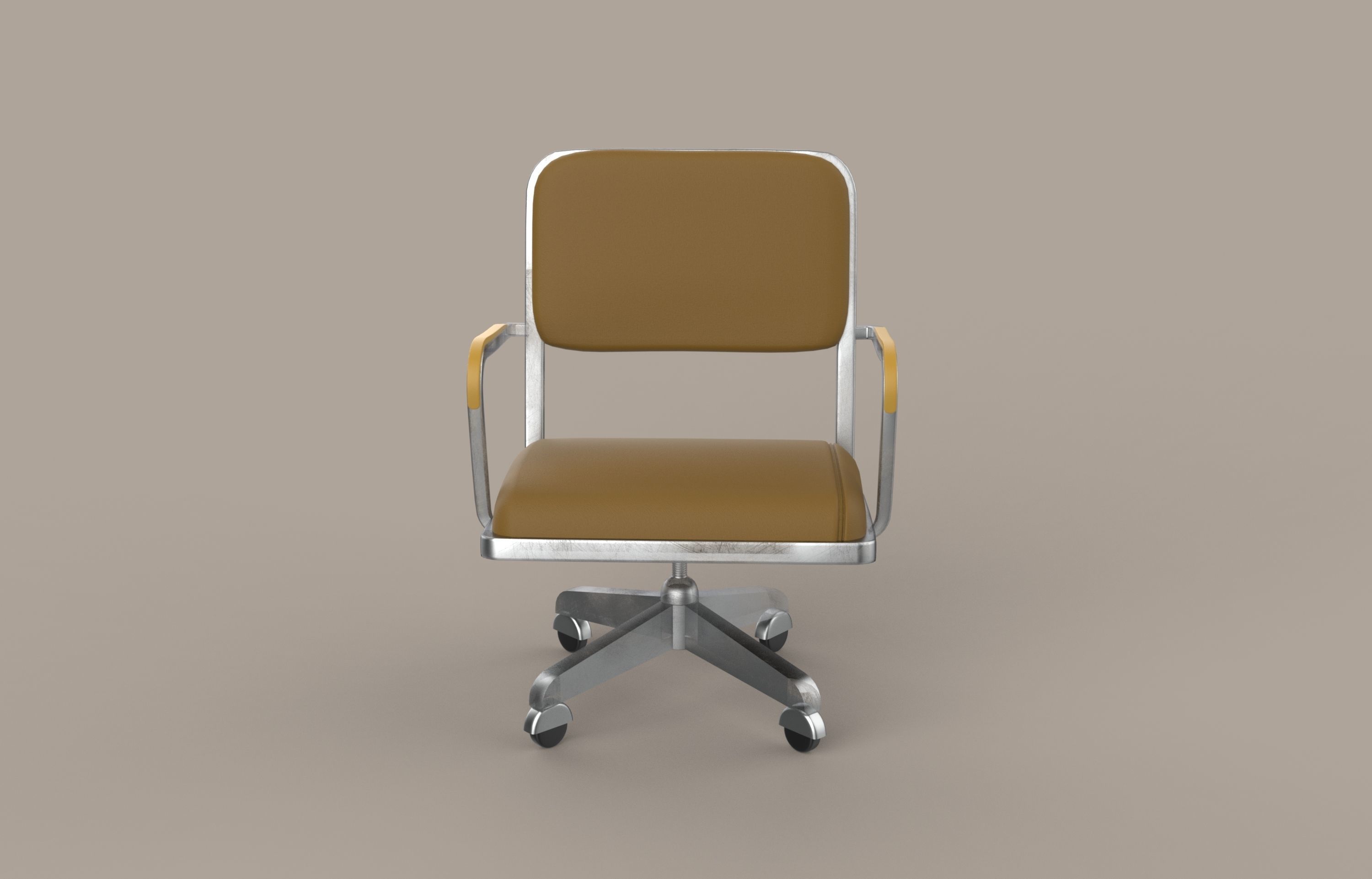 Vintage Officechair  3D model_7