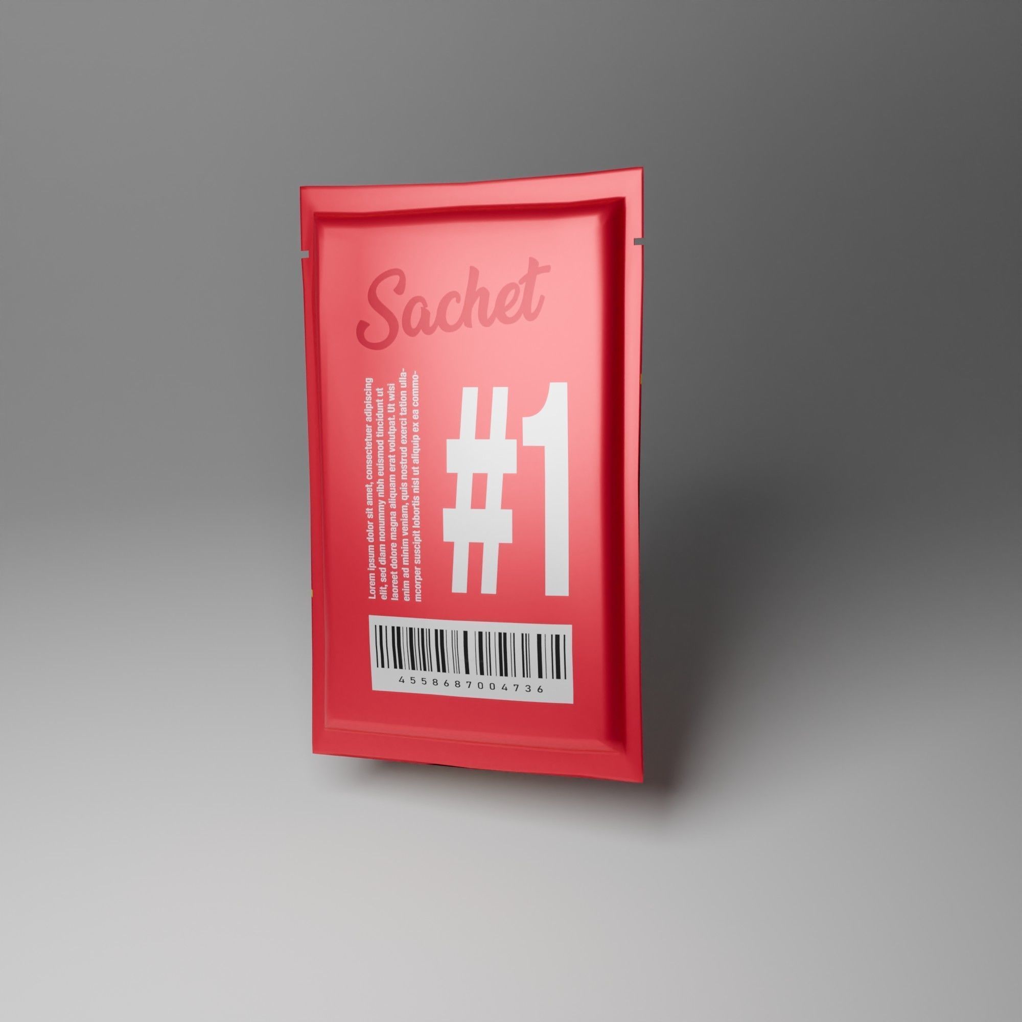 Sachet Pack 3D model_3