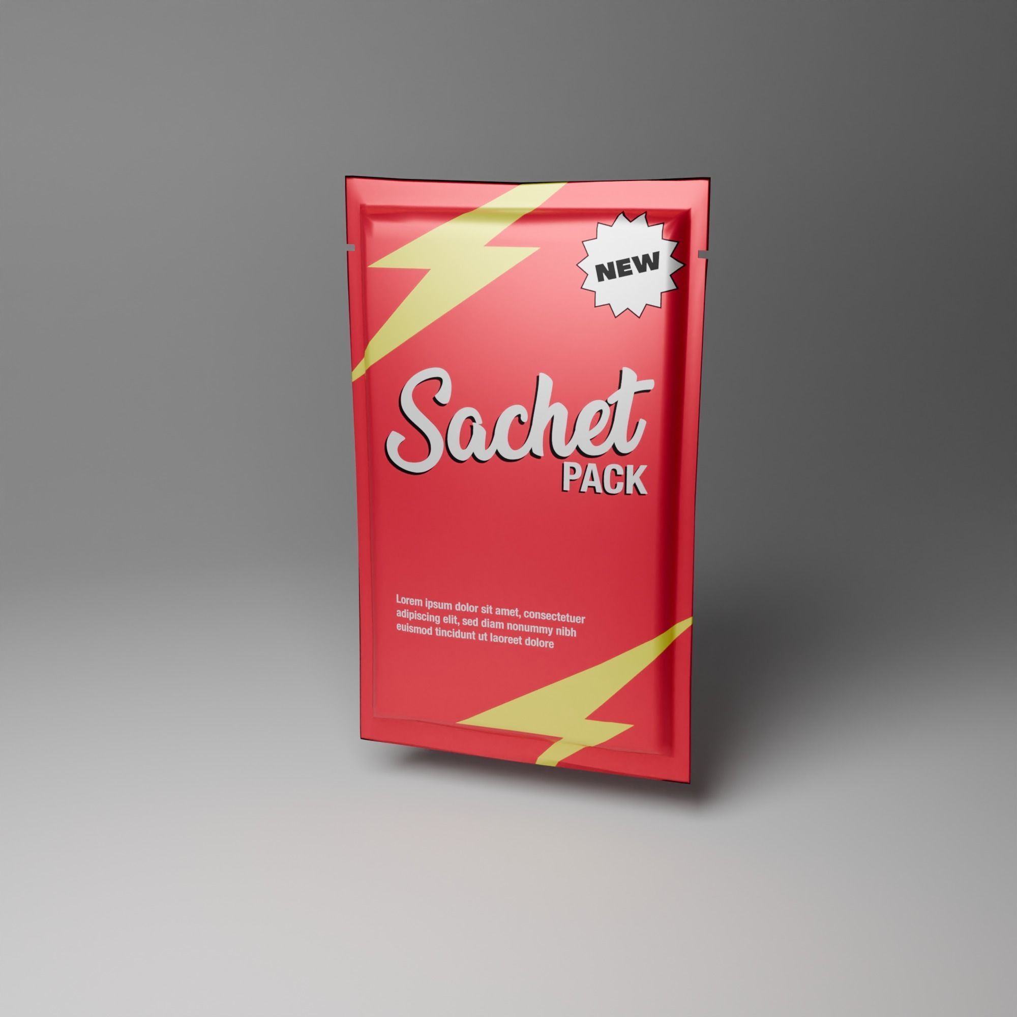 Sachet Pack 3D model_8
