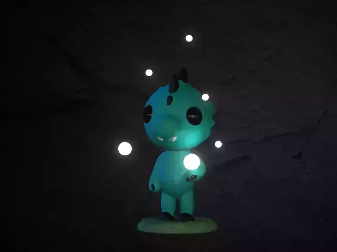 Cute character - Dinno