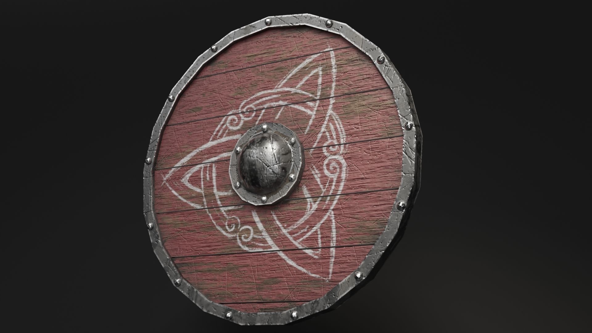 Viking building KitBash 3D model_7