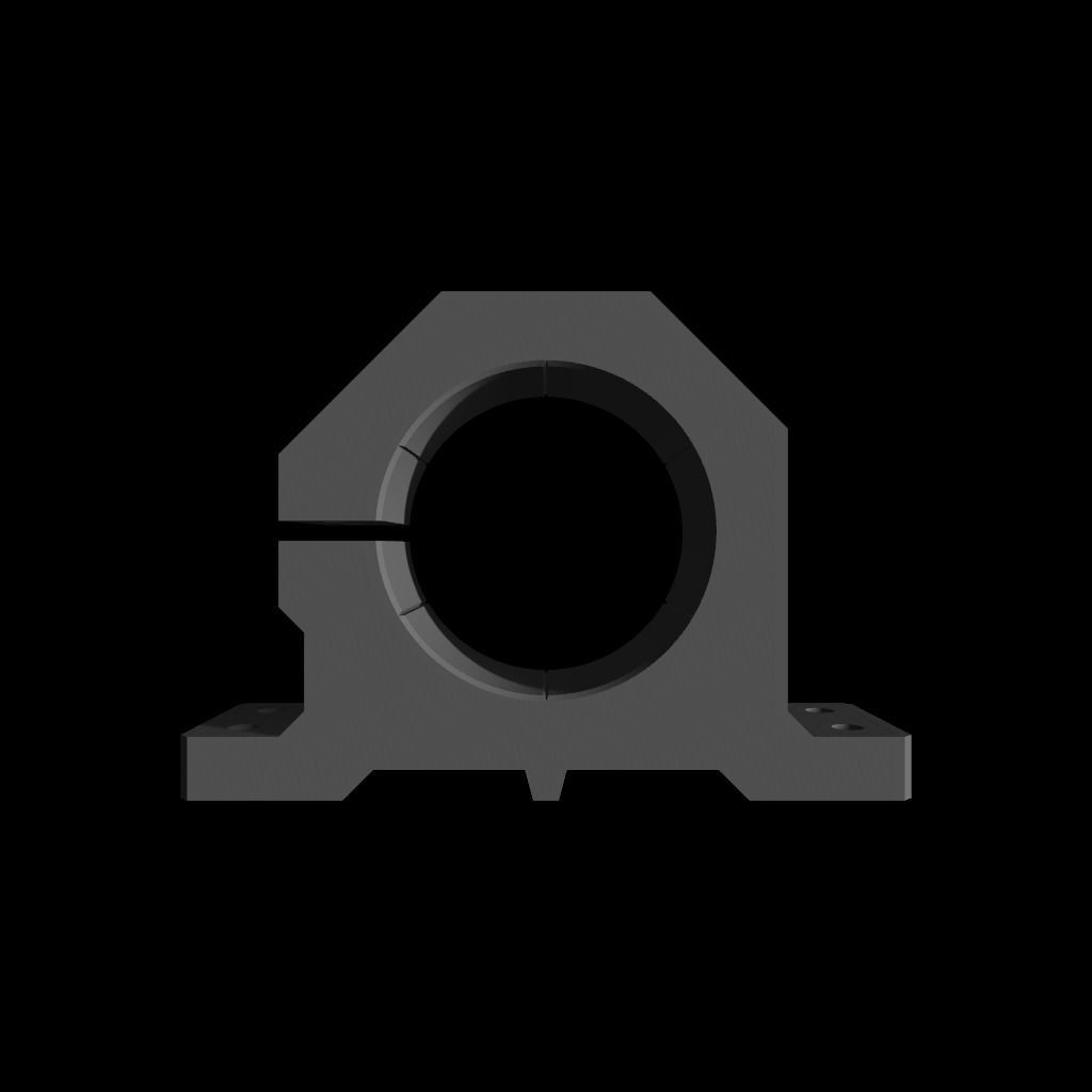 Trimmer Router Clamp Modern Maktec Bracket Spindle Clamp 65mm 3D print model_2