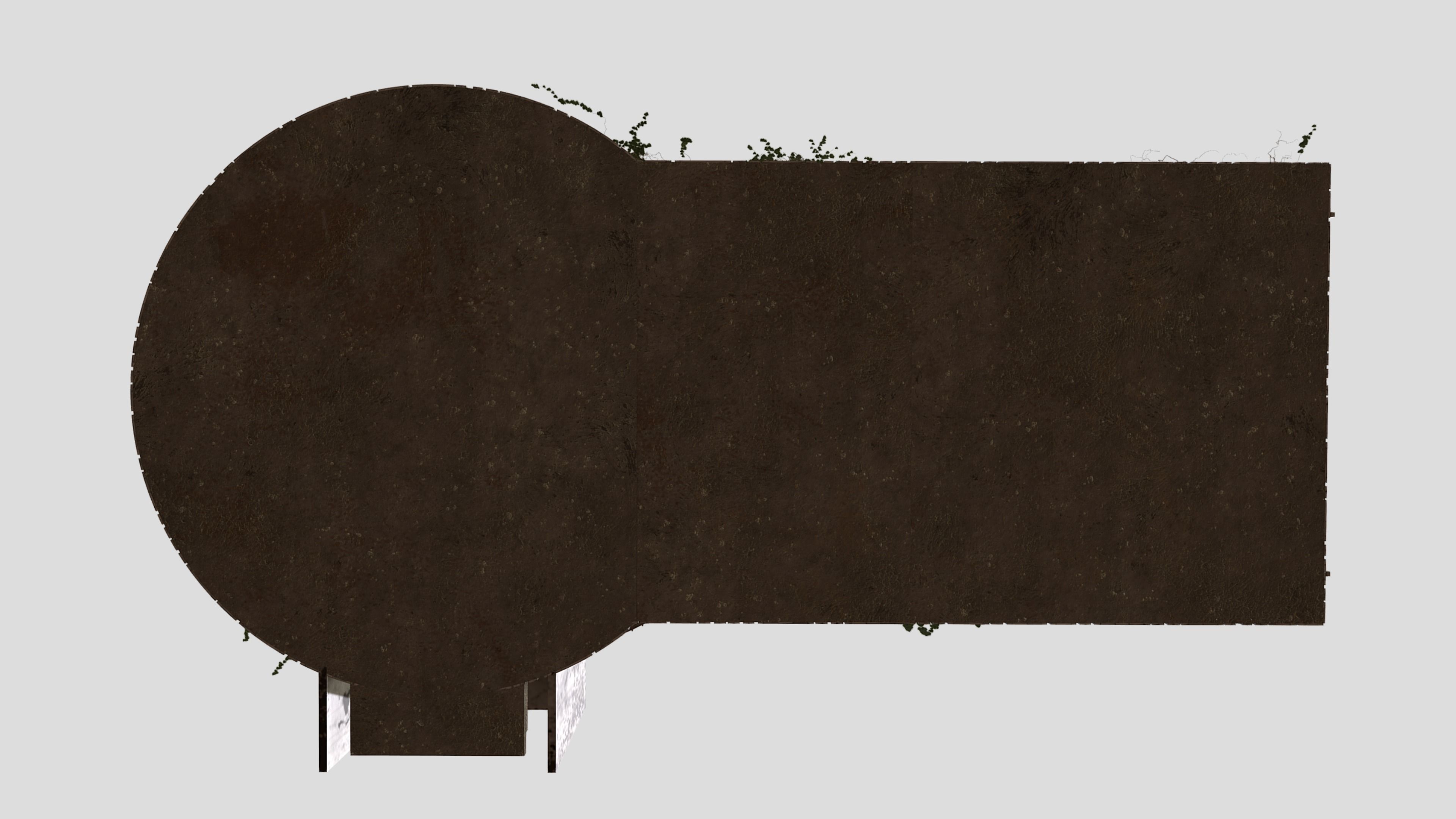 Observatory Low-poly 3D model_10