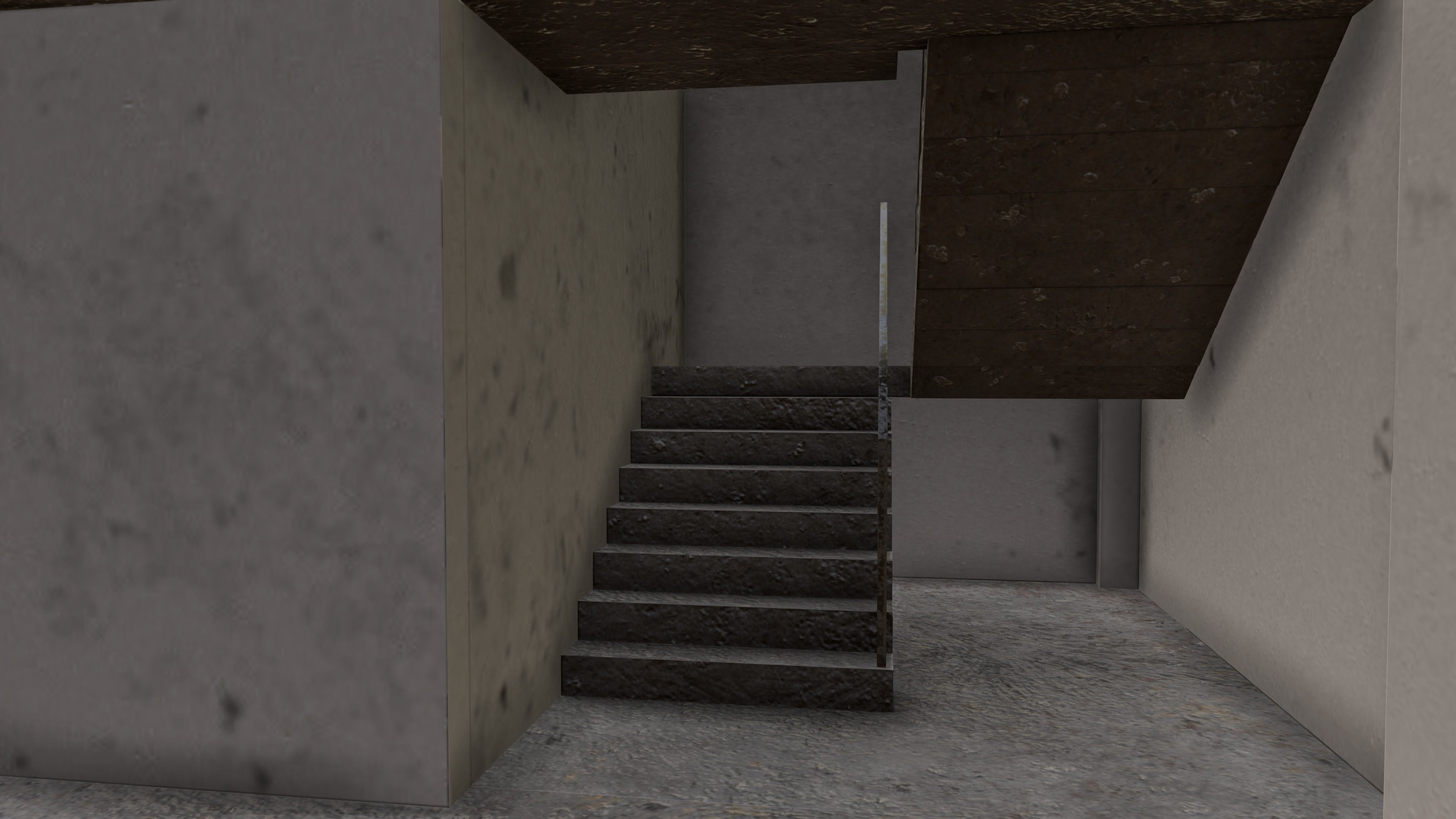 Observatory Low-poly 3D model_4