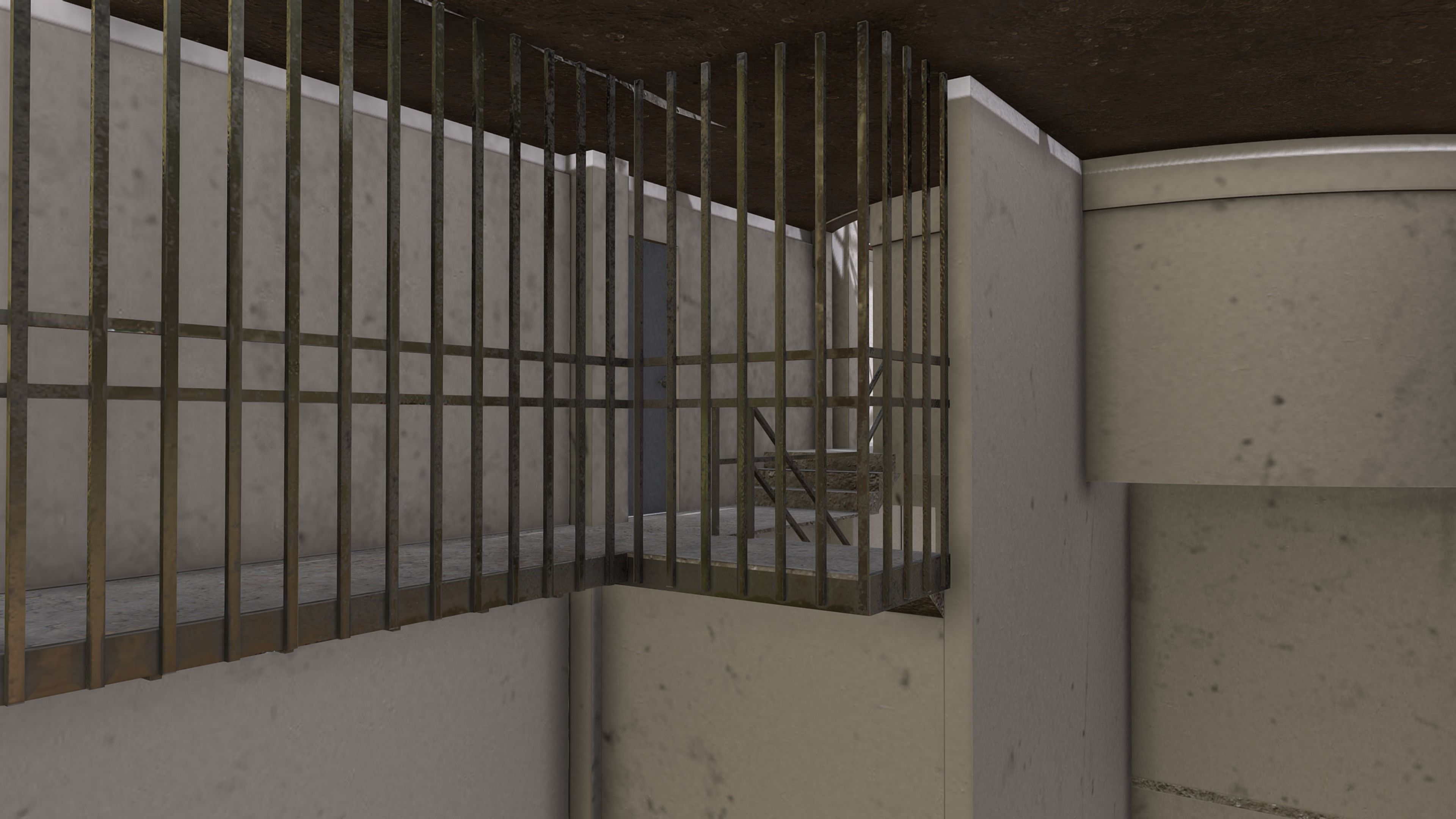 Observatory Low-poly 3D model_14