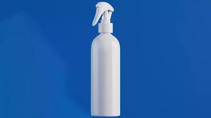 Minimalist Spray Bottle 3D Model